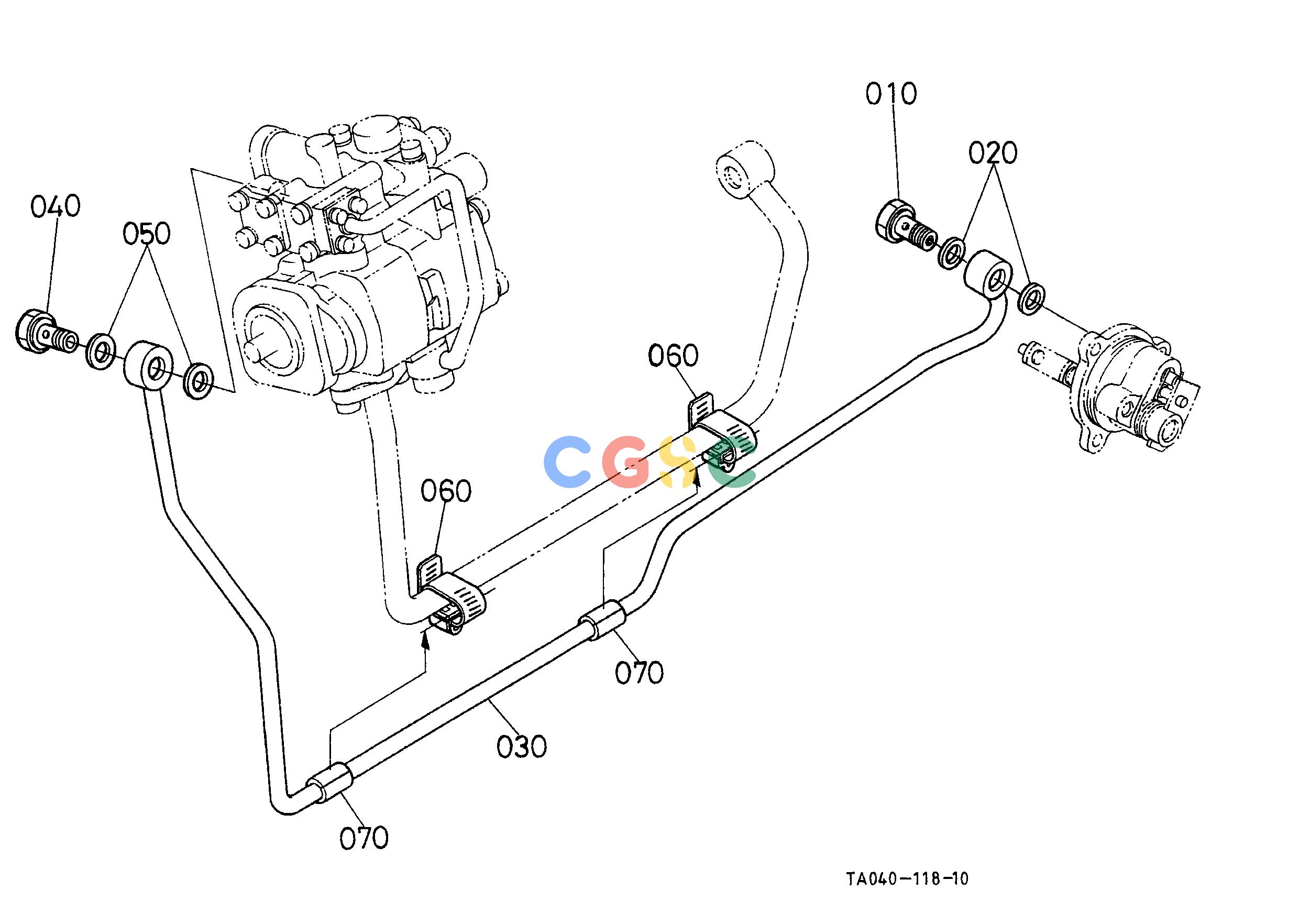 久保田零件查询T11501 PTO HYDRAULIC OIL LINE [MANUAL T/M TYPE] HYDRAULIC SYSTEMEPC Kubota online