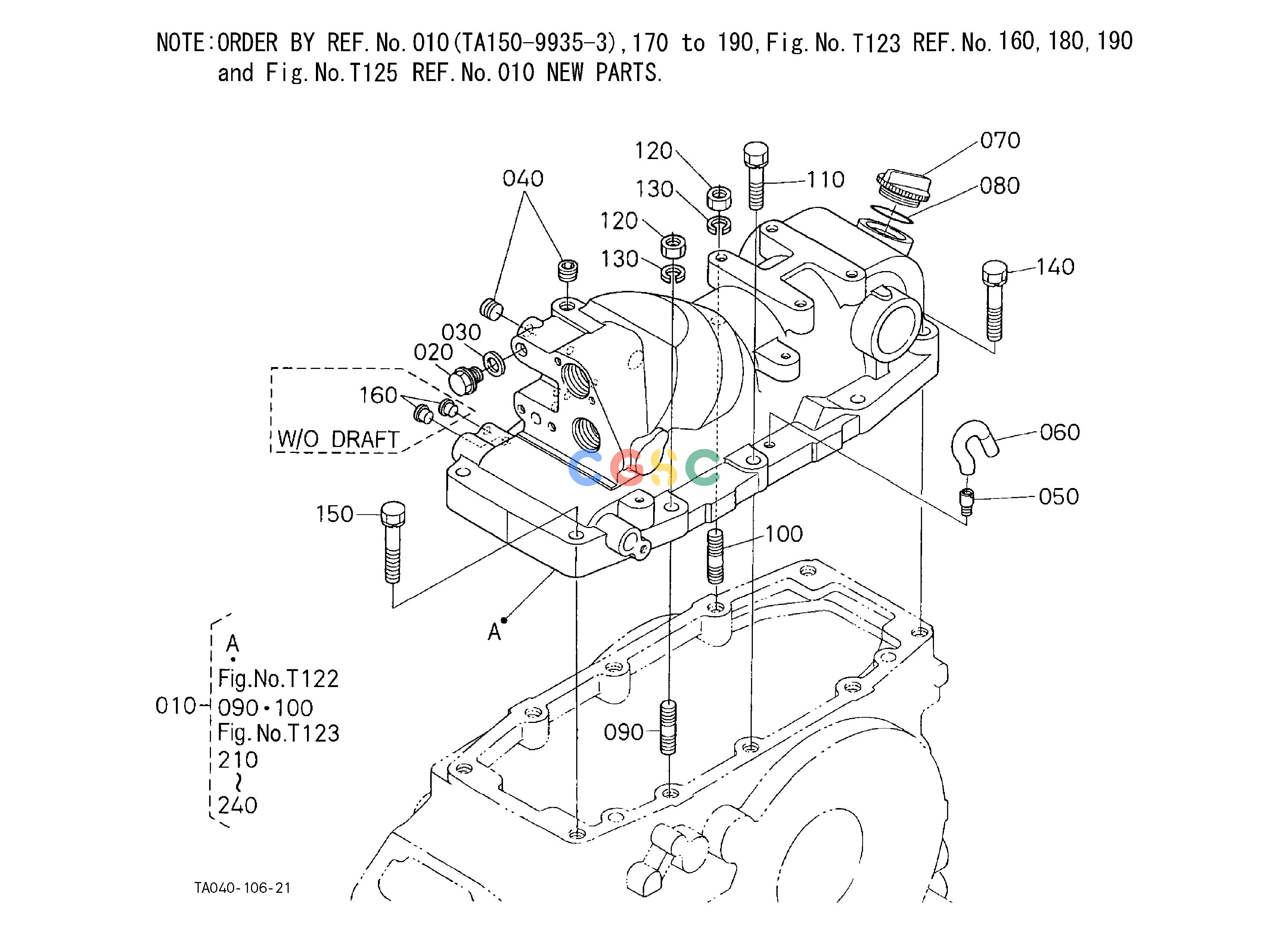 久保田零件查询T12100 HYDRAULIC CYLINDER HYDRAULIC SYSTEMEPC Kubota online