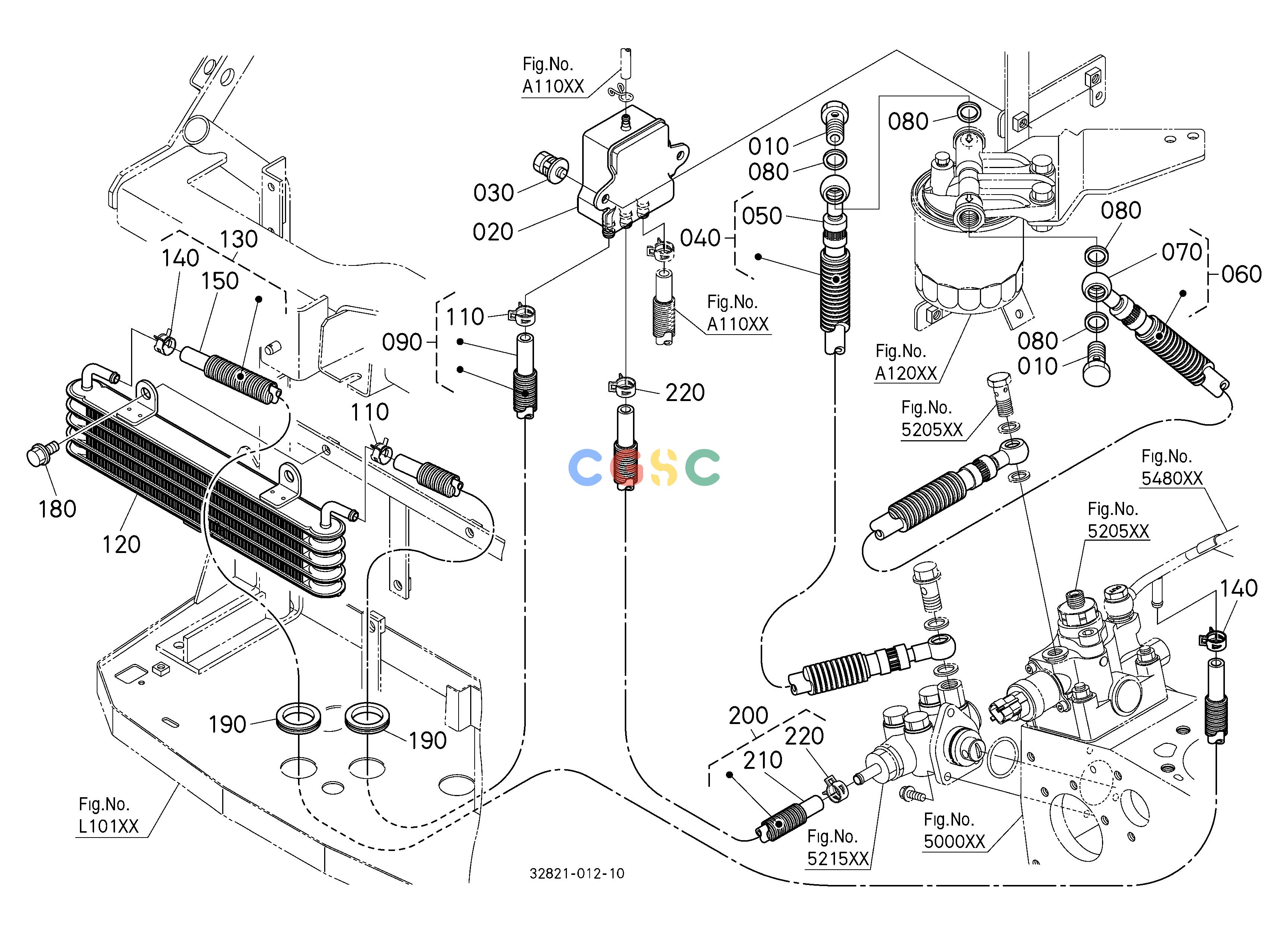 久保田零件查询A11100 FUEL PIPE (FUEL FILTER/FULE COOLER) FUEL SYSTEMEPC Kubota online