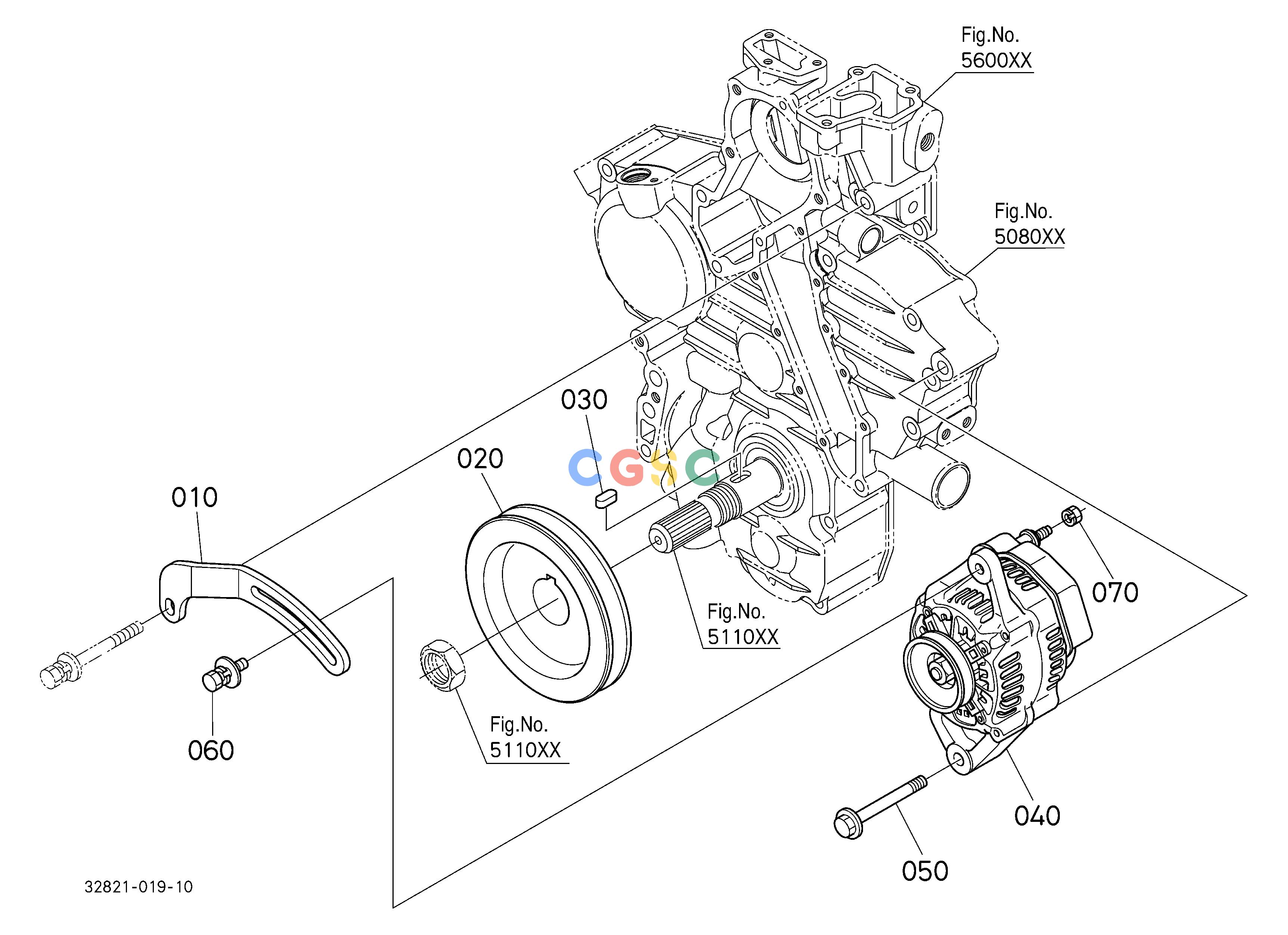 久保田零件查询A51500 ALTERNATOR [A] ELECTRICAL SYSTEMEPC Kubota online