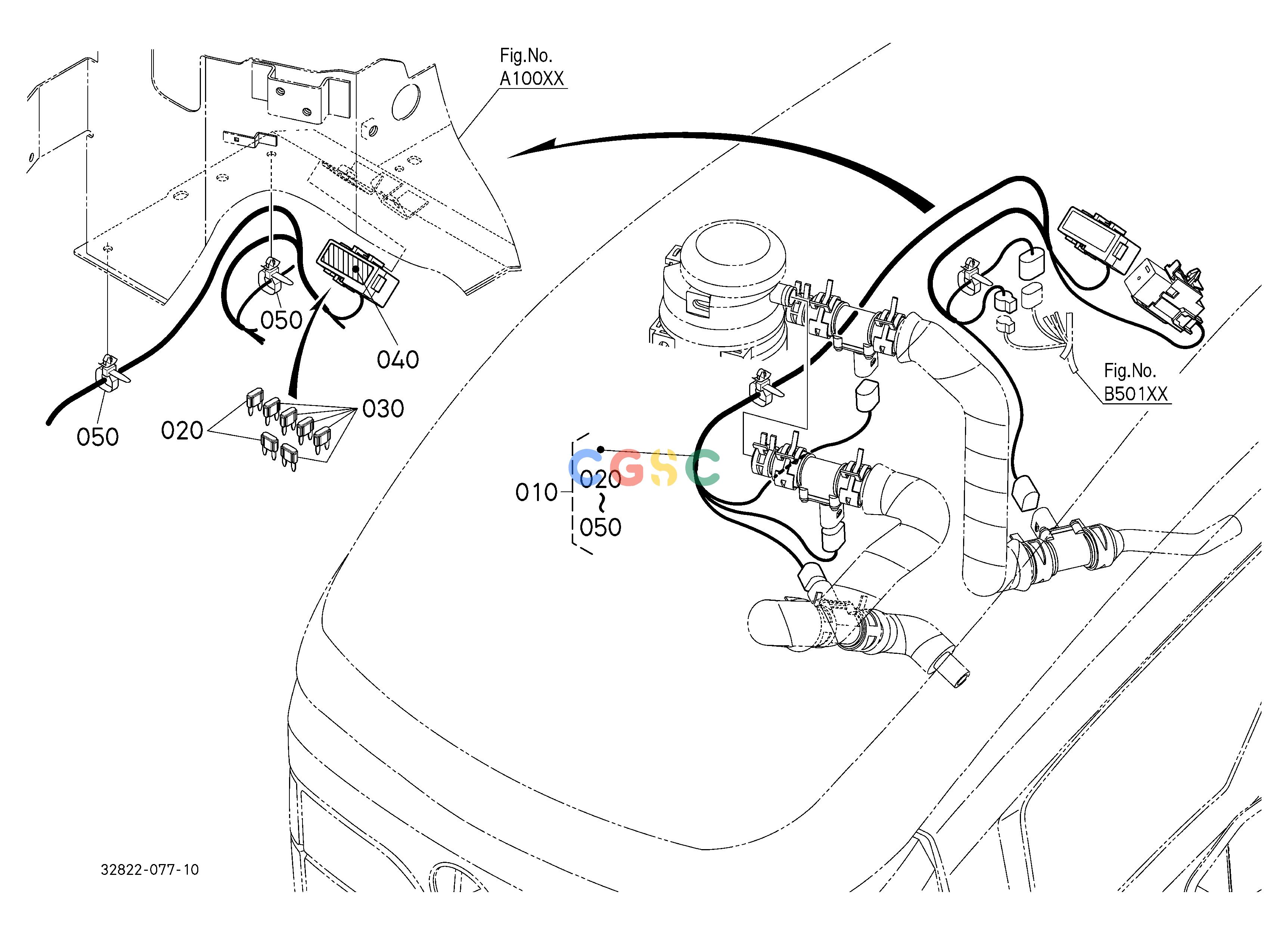 久保田零件查询B50200 ELECTRICAL WIRING (HEATER) [CA] ELECTRICAL SYSTEMEPC Kubota online