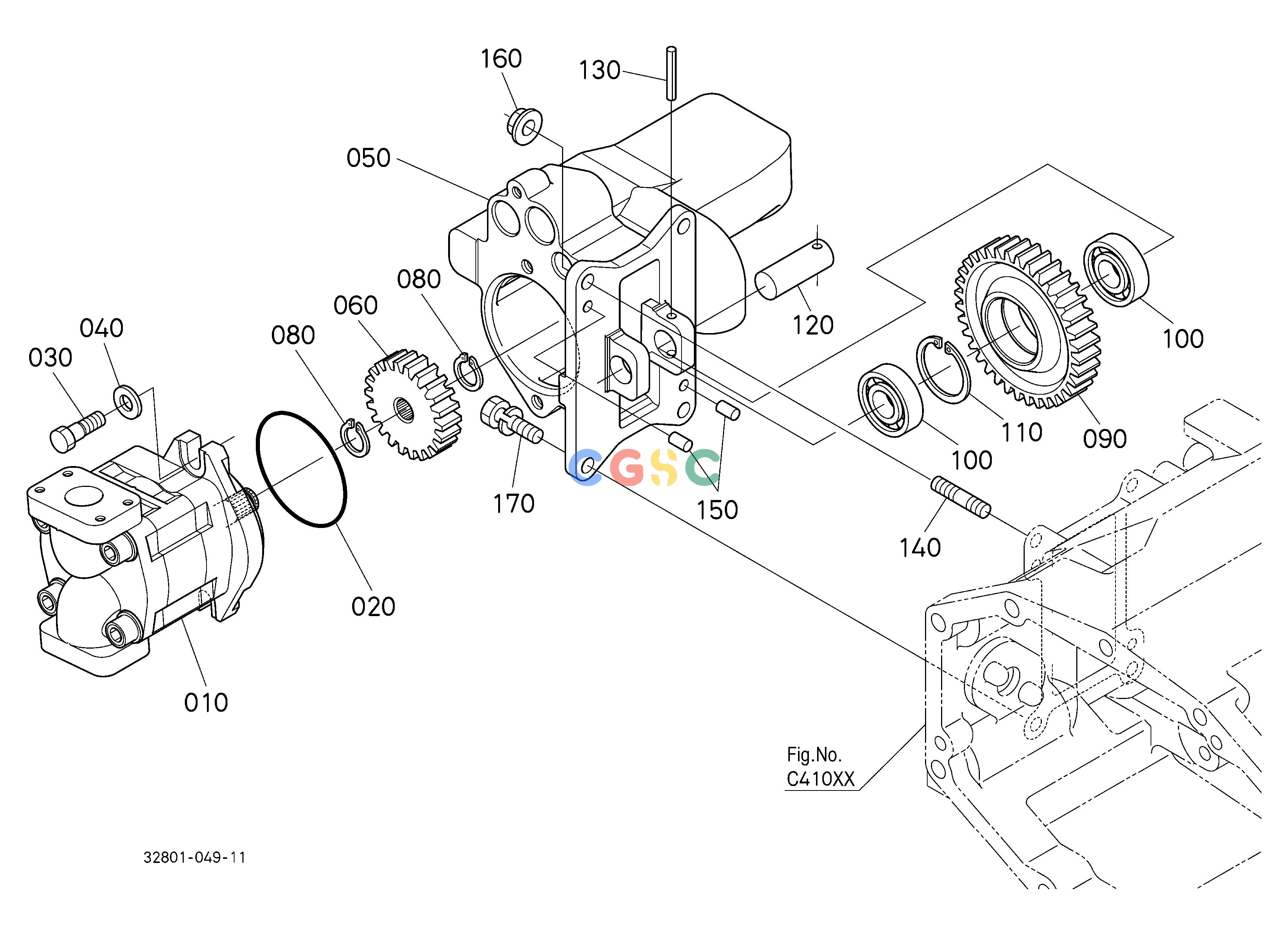 久保田零件查询H13000 HYDRAULIC PUMP (SWING) HYDRAULIC SYSTEMEPC Kubota online
