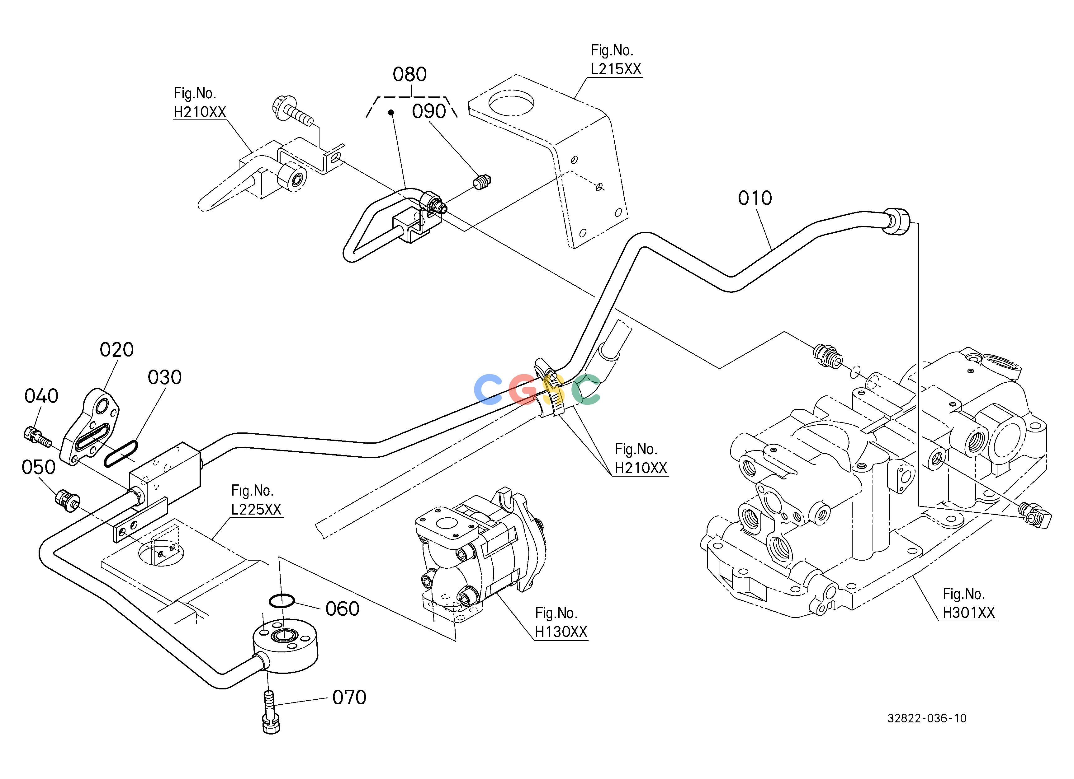 久保田零件查询H25000 HYDRAULIC OIL LINE(SWING) HYDRAULIC SYSTEMEPC Kubota online