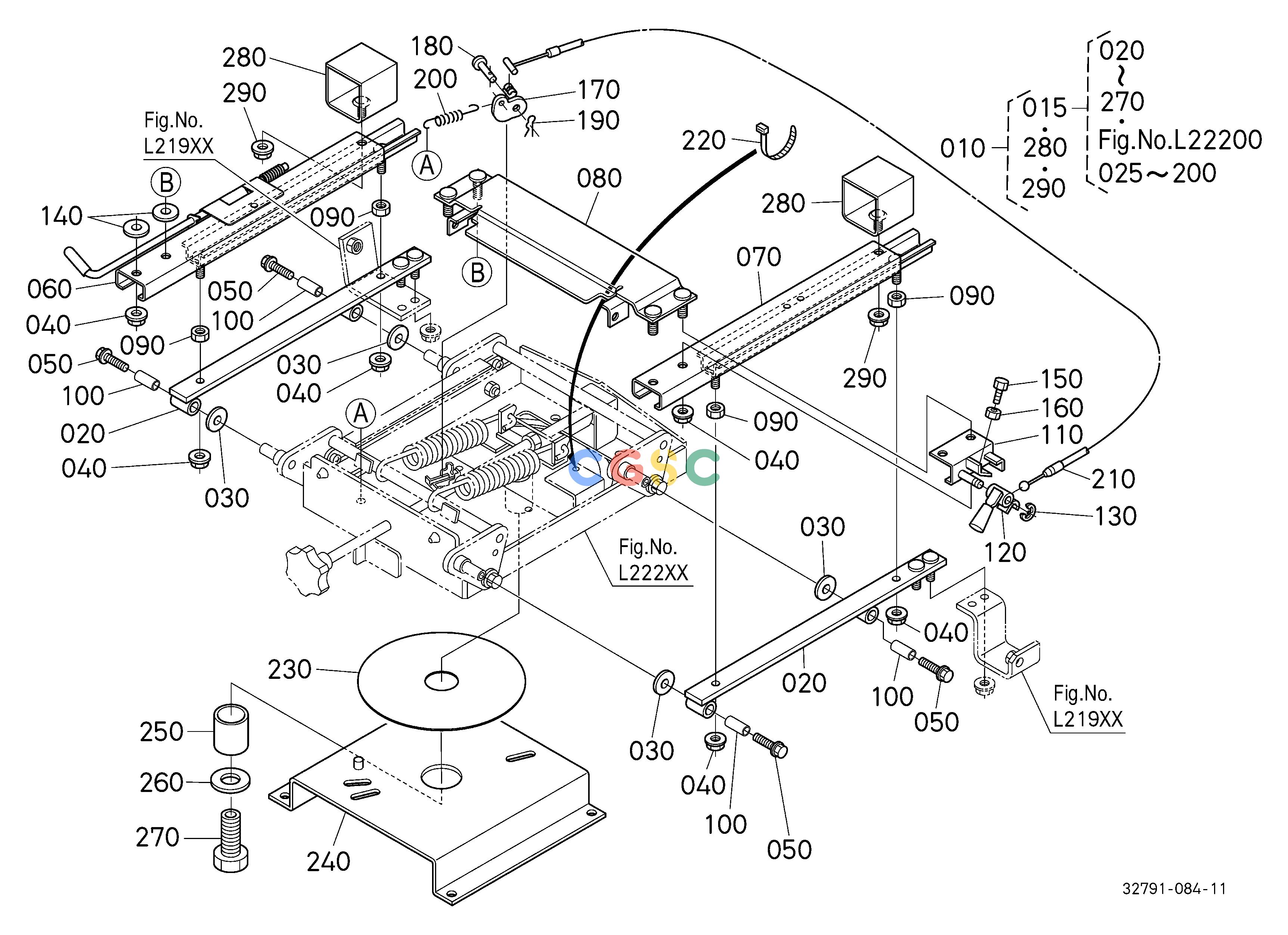 久保田零件查询L22300 SEAT SUSPENSION 2 [COMPONENT PARTS] HOOD/BONNETEPC Kubota online