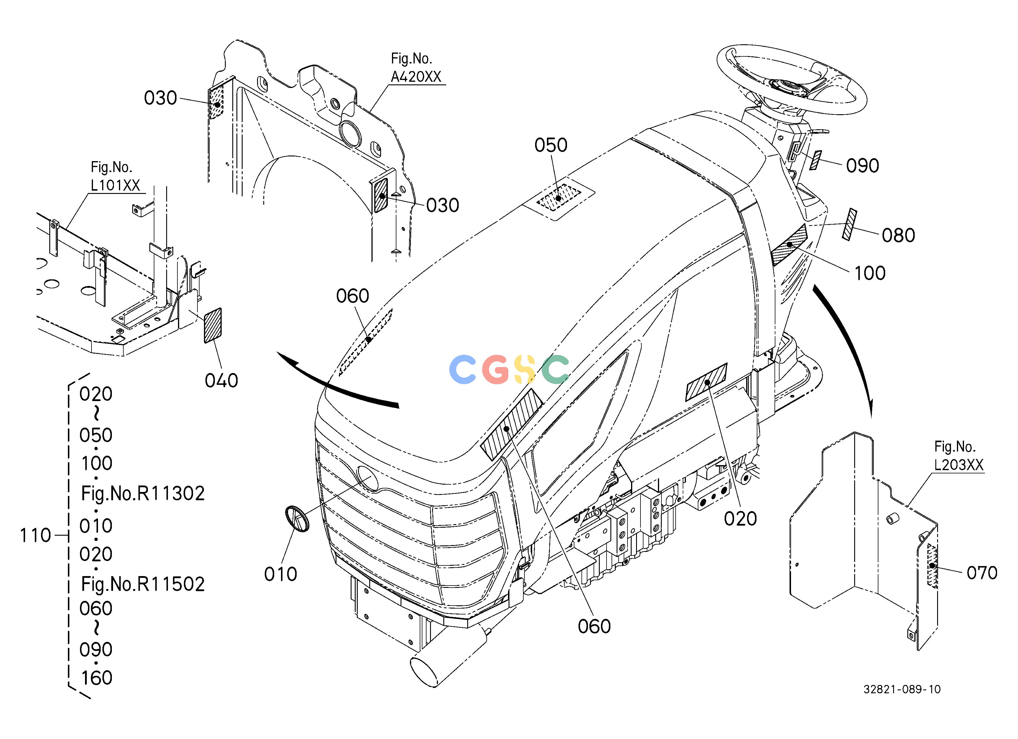 久保田零件查询R10502 LABEL (BONNET) [CA] LABELSEPC Kubota online