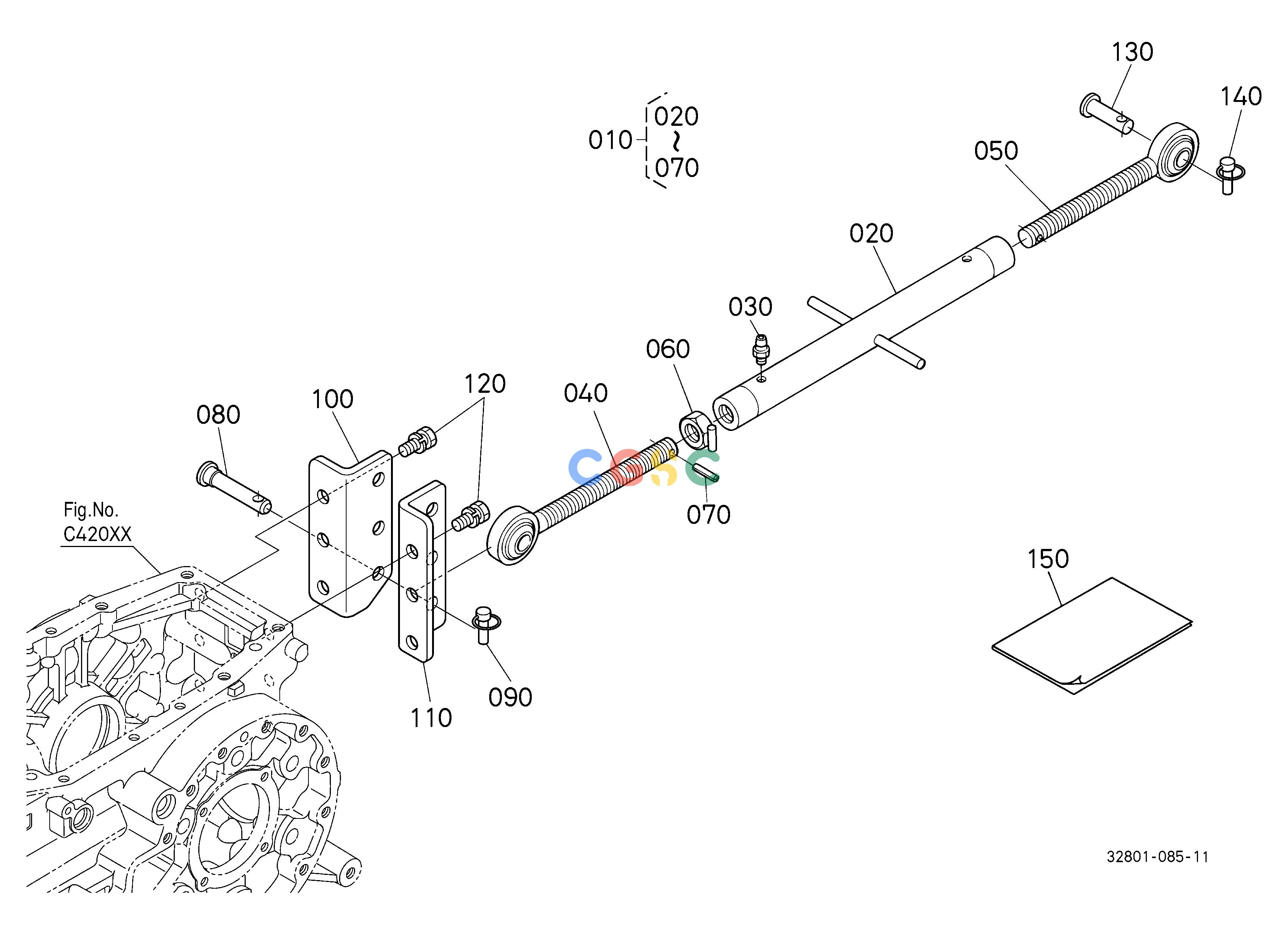 久保田零件查询V70500 TOP LINK HOLDER (W/G No.L3961) [OPTION] OPTIONEPC Kubota online