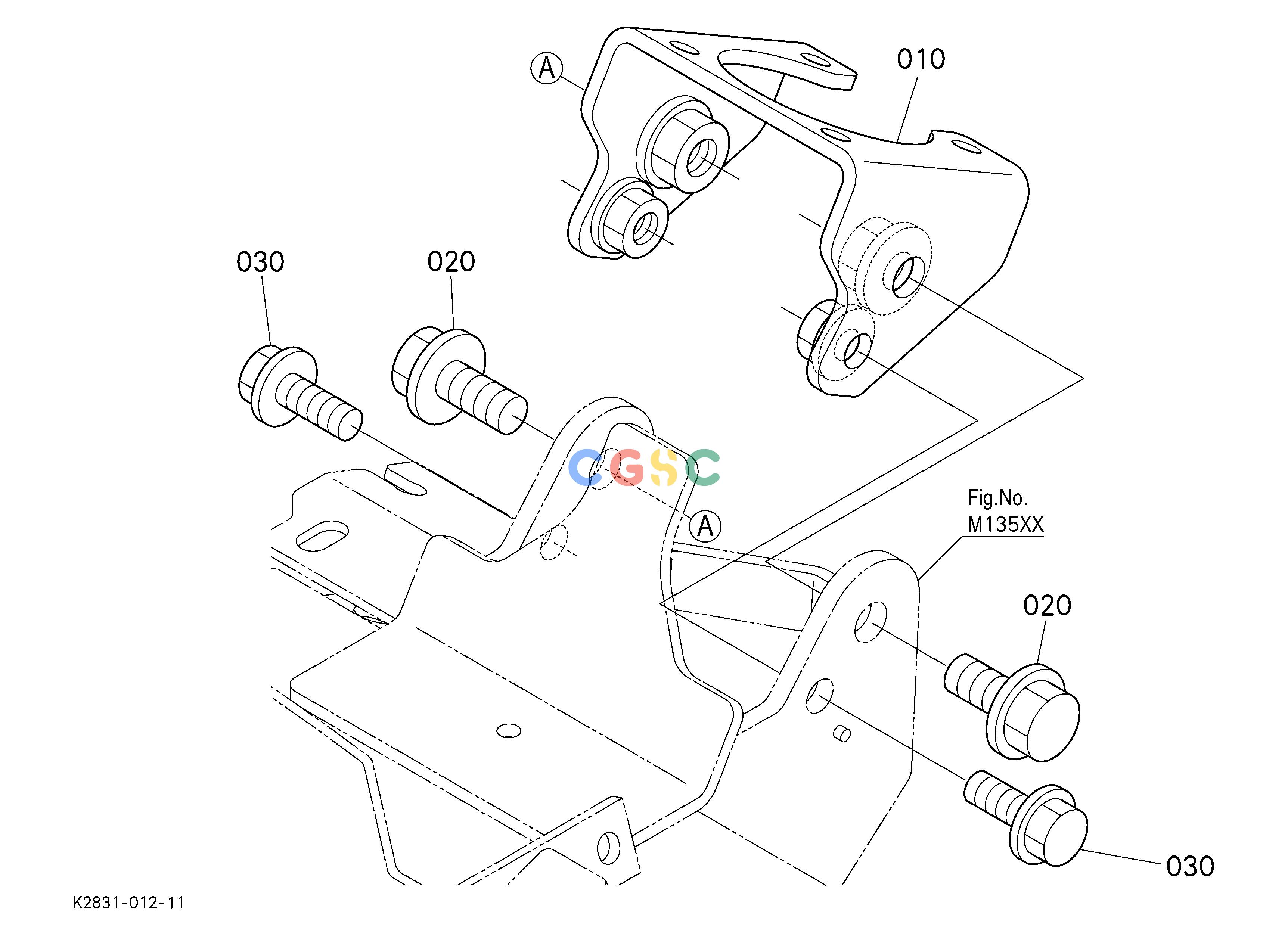 久保田零件查询H10300 STEERING BRACKET STEERINGEPC Kubota online