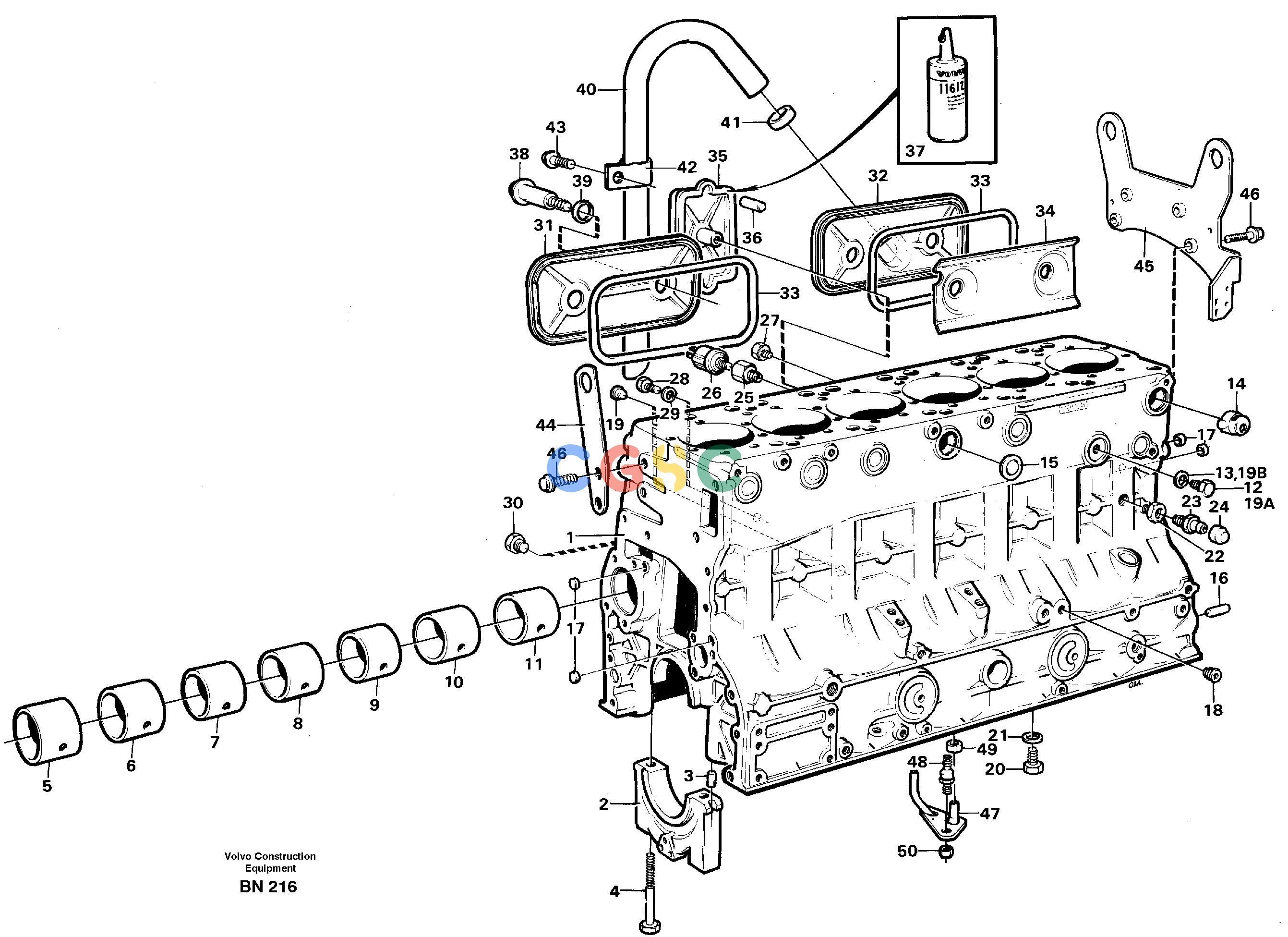 沃尔沃零件查询A25C Cylinder blockNone477990-8192730NoneNoneNoneAutodata Volvo online