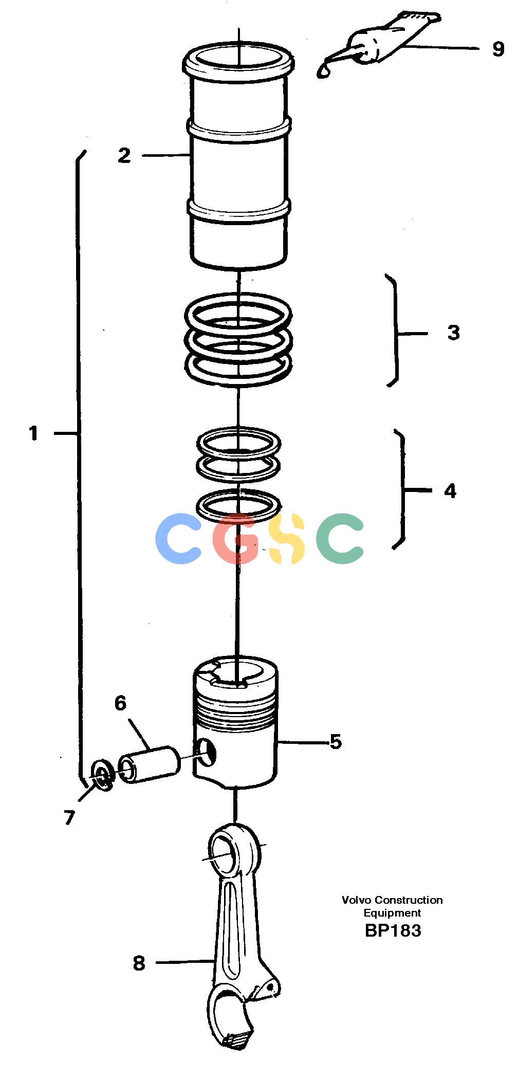 沃尔沃零件查询A30C Cylinder liner, pistonNoneTD103KBE-TD104KAENoneNoneNoneAutodata Volvo online