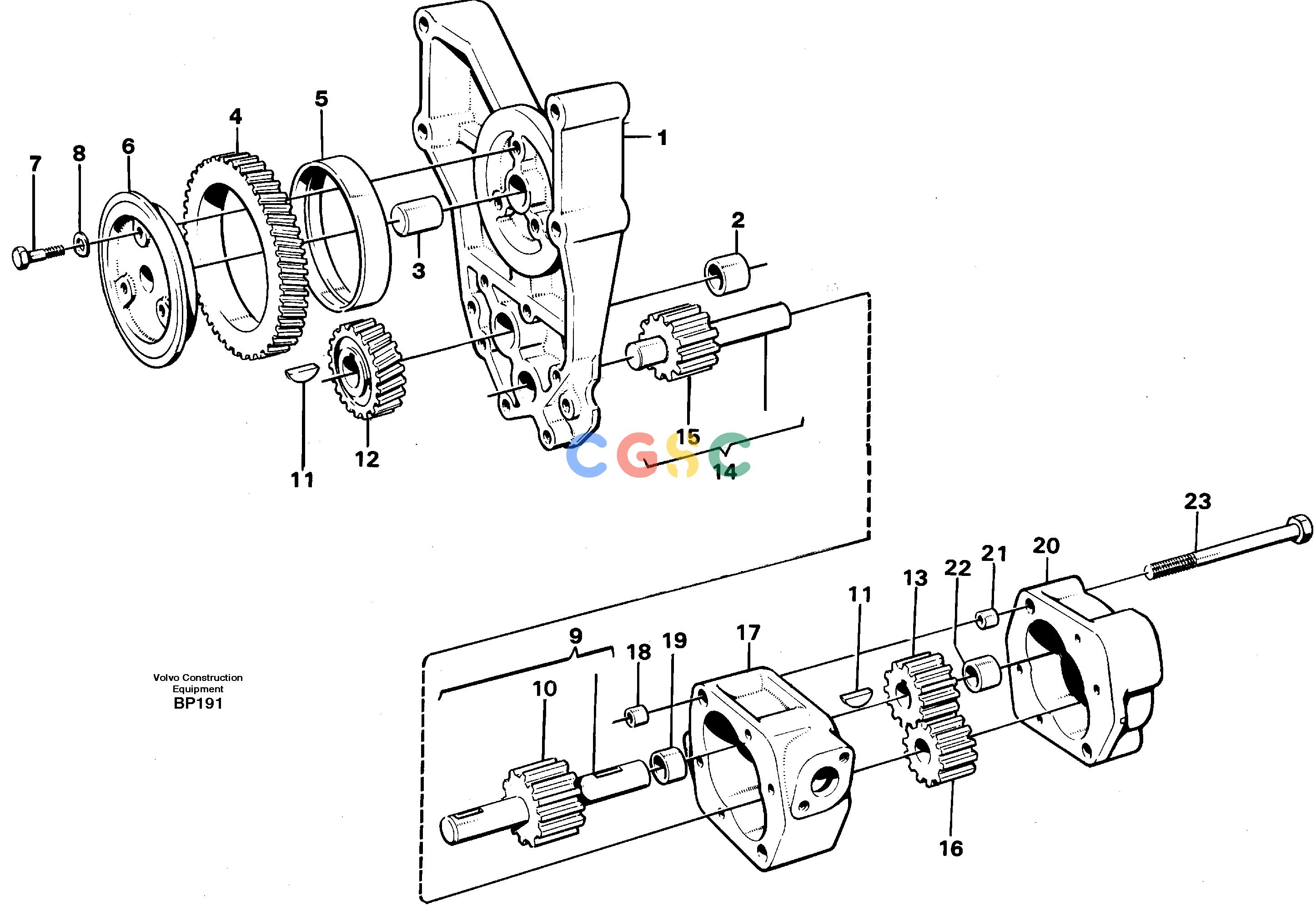 沃尔沃零件查询A30C Oil pumpNone NoneNoneNoneAutodata Volvo online