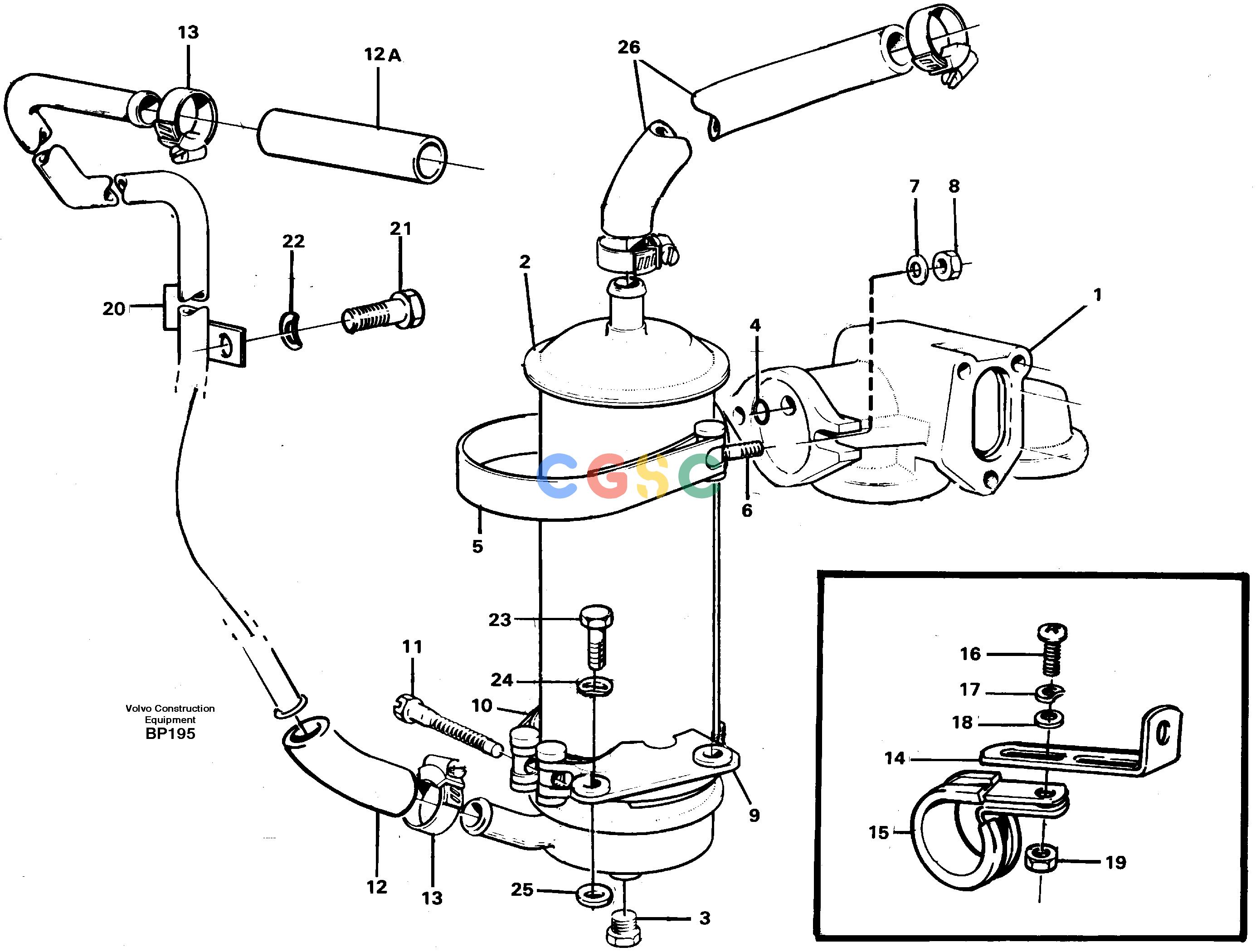 沃尔沃零件查询A30C Oil coolerNone NoneNoneNoneAutodata Volvo online