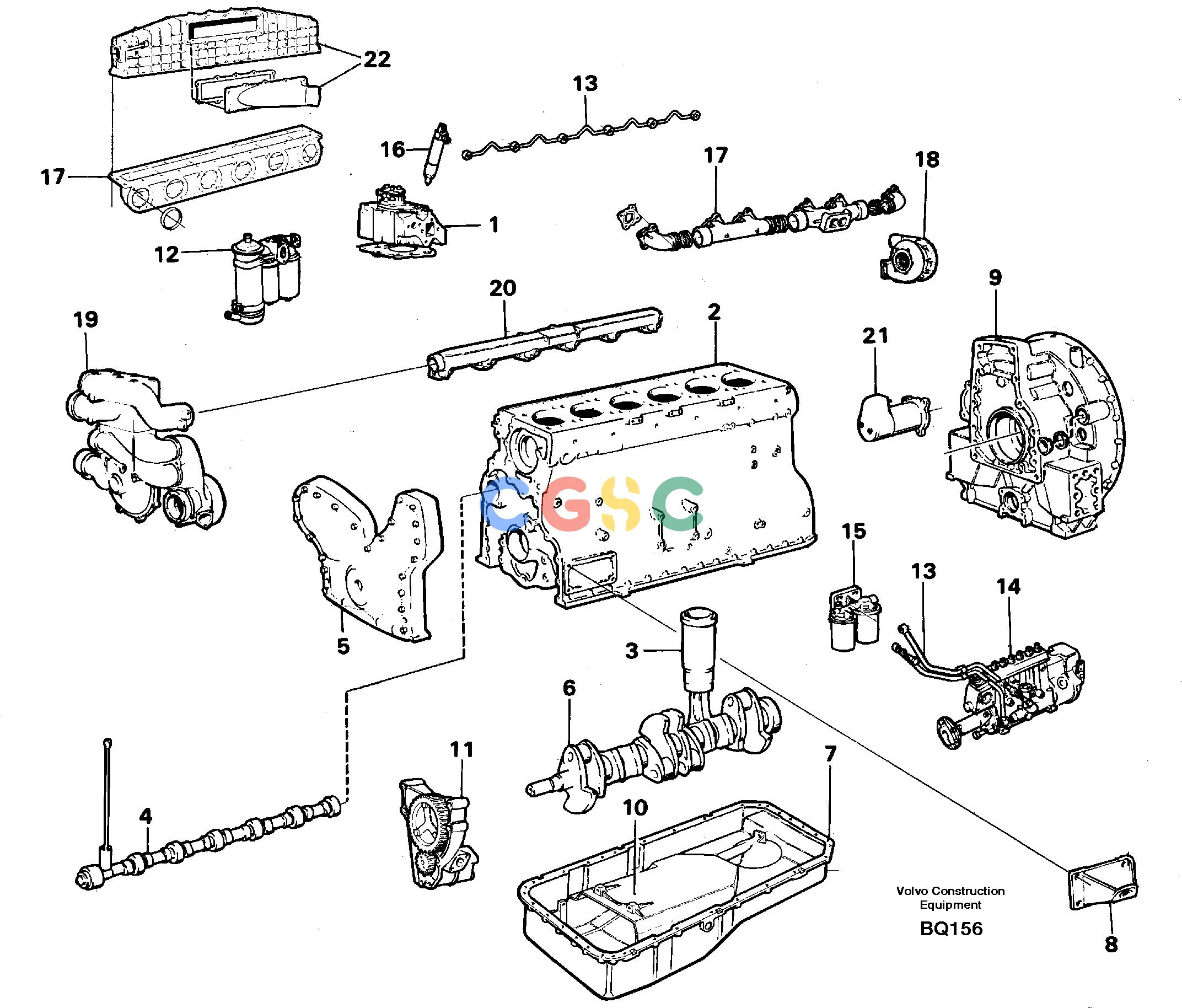 沃尔沃零件查询A35C EngineSER NO 4621-, SER NO USA 60001- NoneNoneNoneAutodata Volvo online