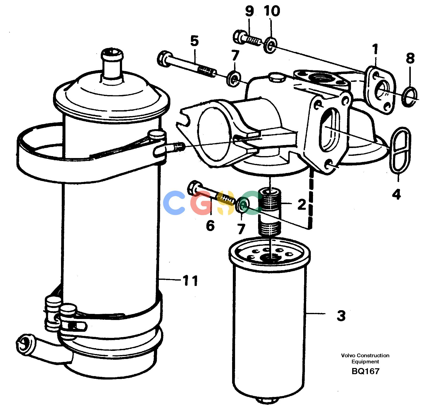 沃尔沃零件查询A35C Oil filterSER NO 4621-, SER NO USA 60001- NoneNoneNoneAutodata Volvo online