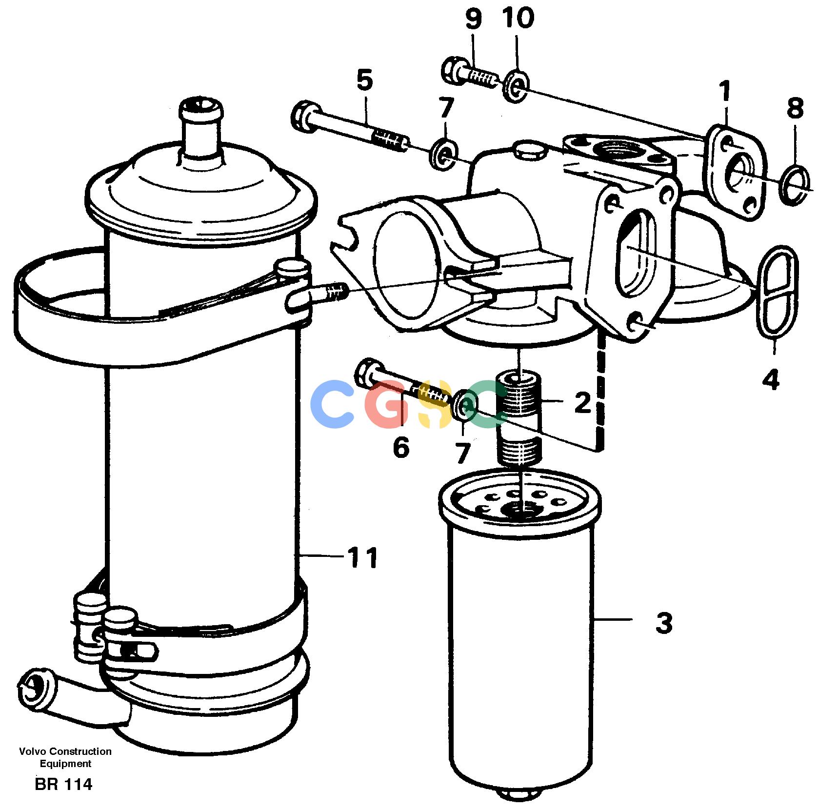 沃尔沃零件查询A40 Oil filterSER NO 1201-, SER NO USA 60101- NoneNoneNoneAutodata Volvo online