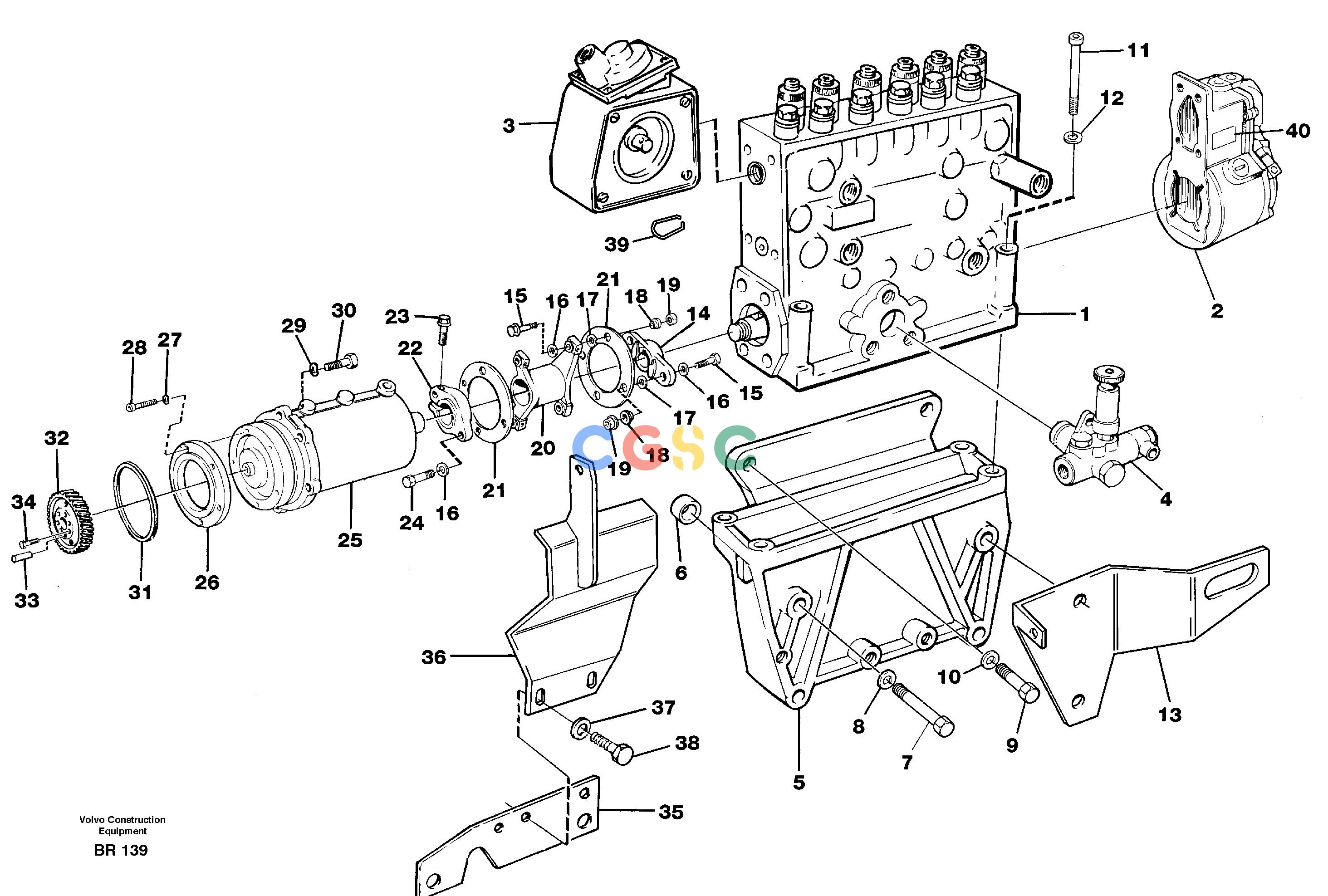 沃尔沃零件查询A40 Fuel injection pump with fitting partsSER NO 1201-, SER NO USA 60101- NoneNoneNoneAutodata Volvo online