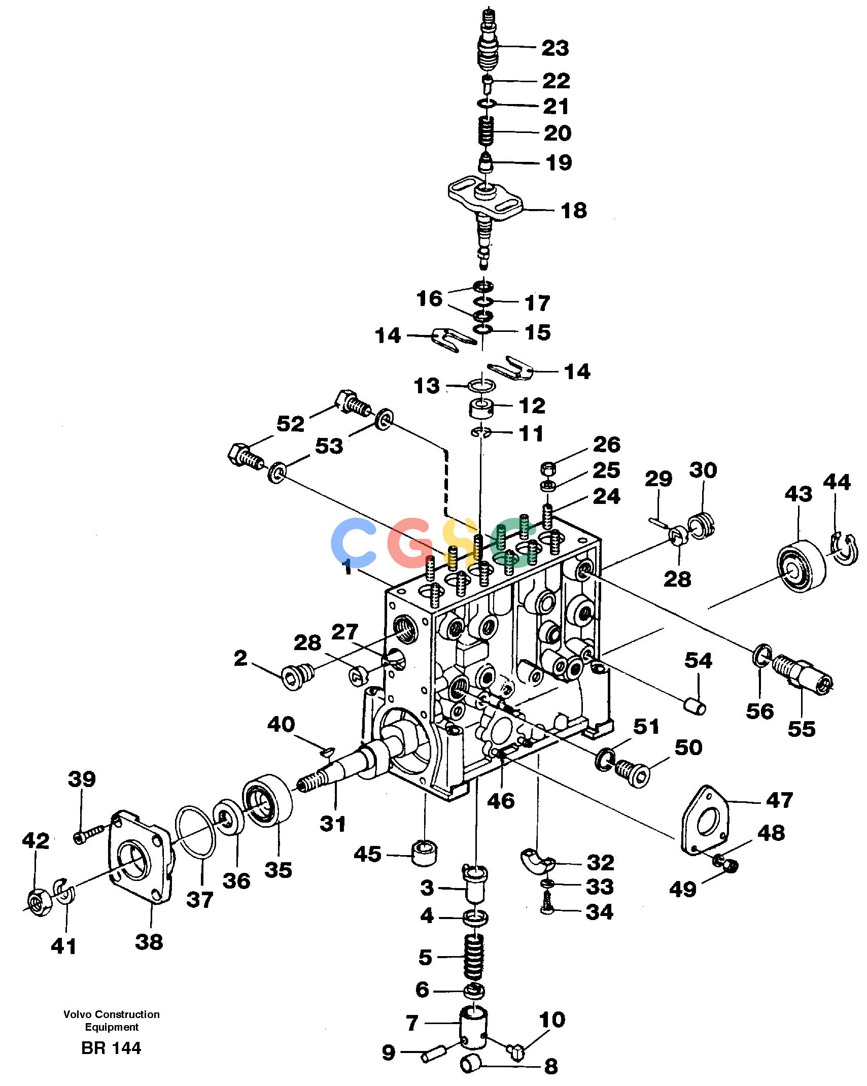 沃尔沃零件查询A40 Injection pumpSER NO 1201-, SER NO USA 60101- NoneNoneNoneAutodata Volvo online