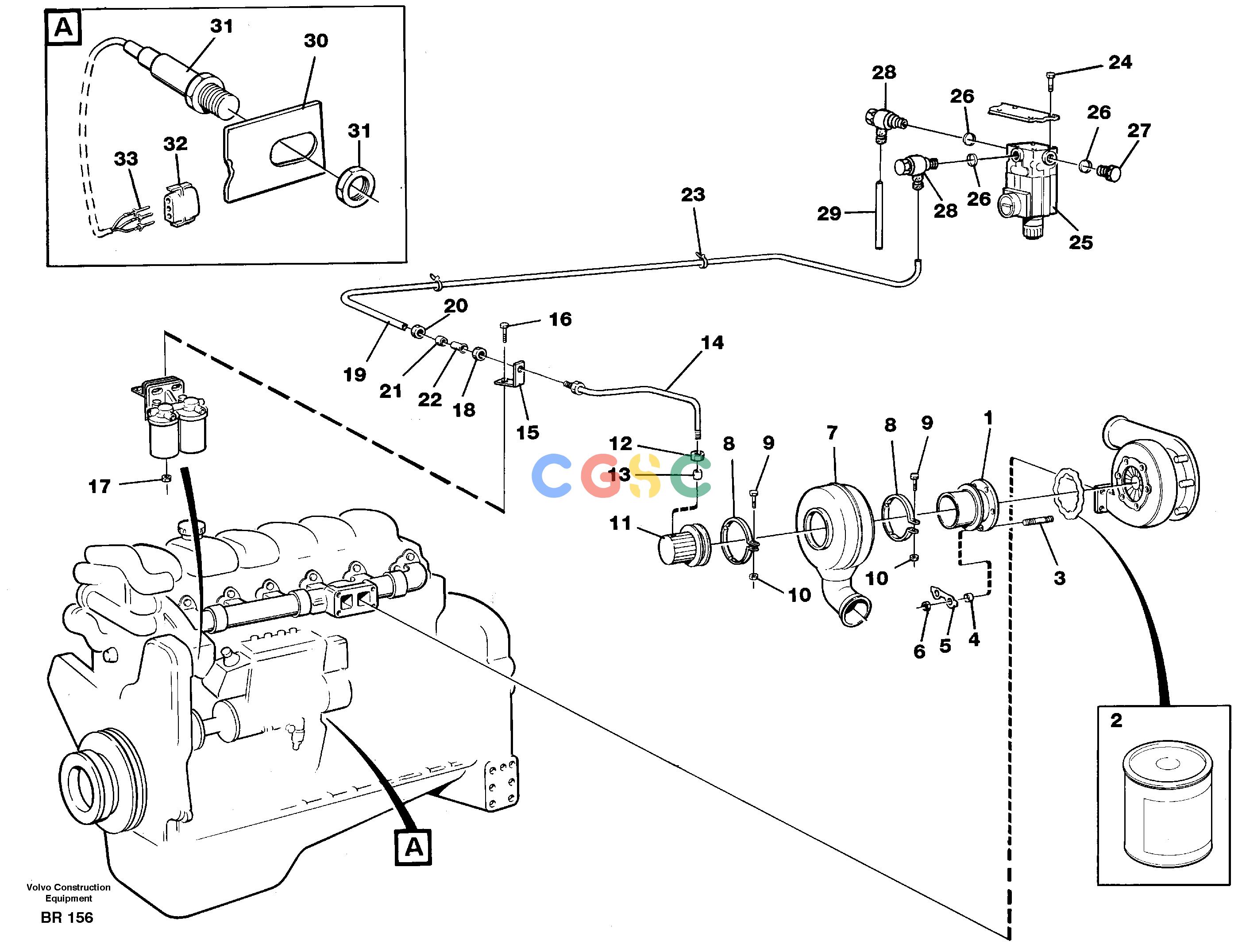 沃尔沃零件查询A40 Exhaust brakeSER NO 1201-, SER NO USA 60101- NoneNoneNoneAutodata Volvo online