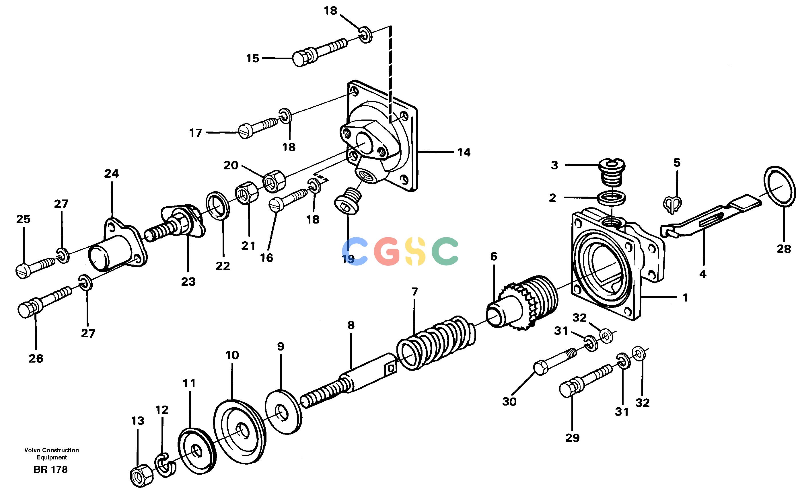 沃尔沃零件查询A40 Smoke limiter, rearSER NO 1201-, SER NO USA 60101- NoneNoneNoneAutodata Volvo online