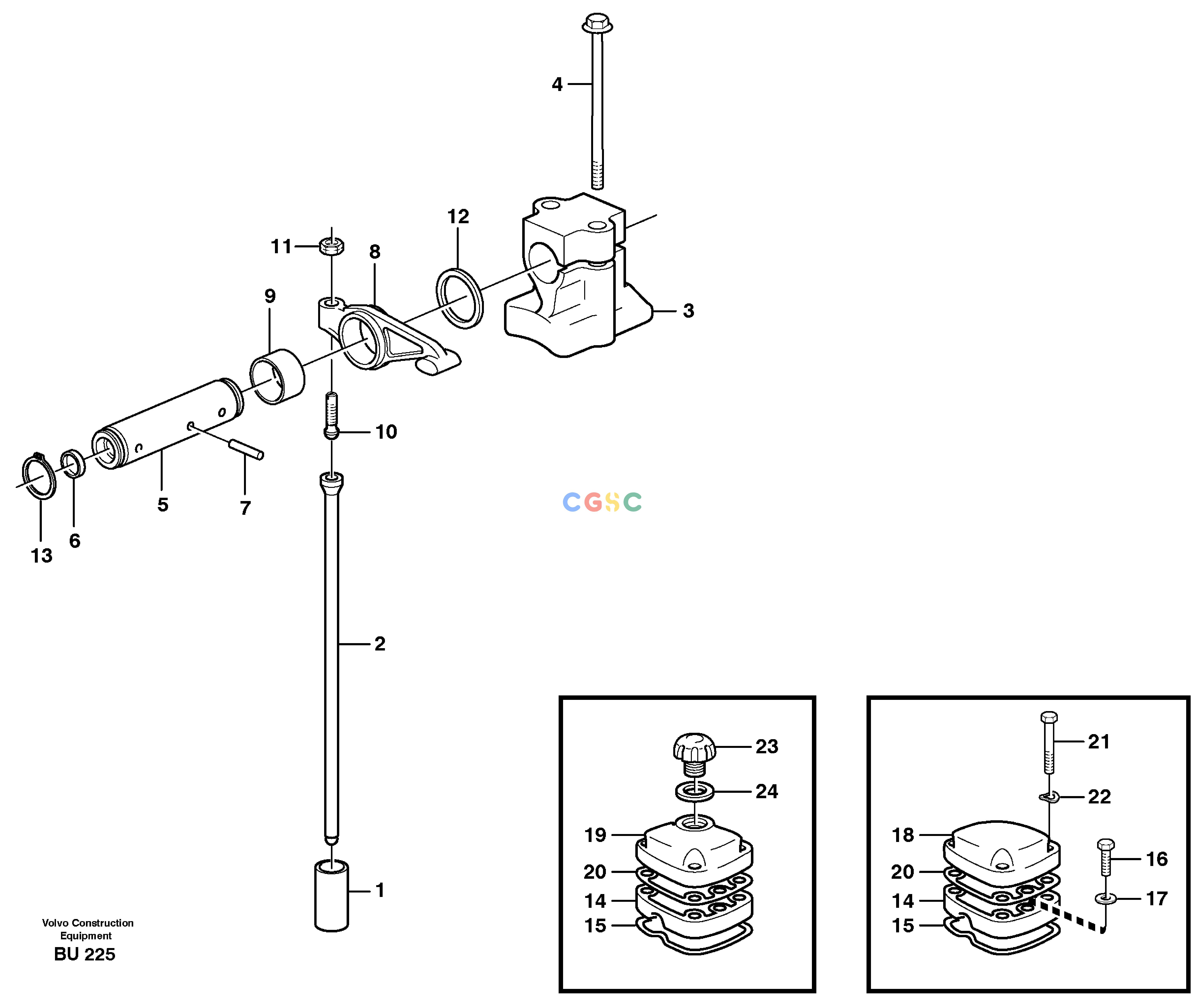 沃尔沃零件查询A25D Valve mechanismS/N -12999, - 61118 USA NoneNoneNoneAutodata Volvo online
