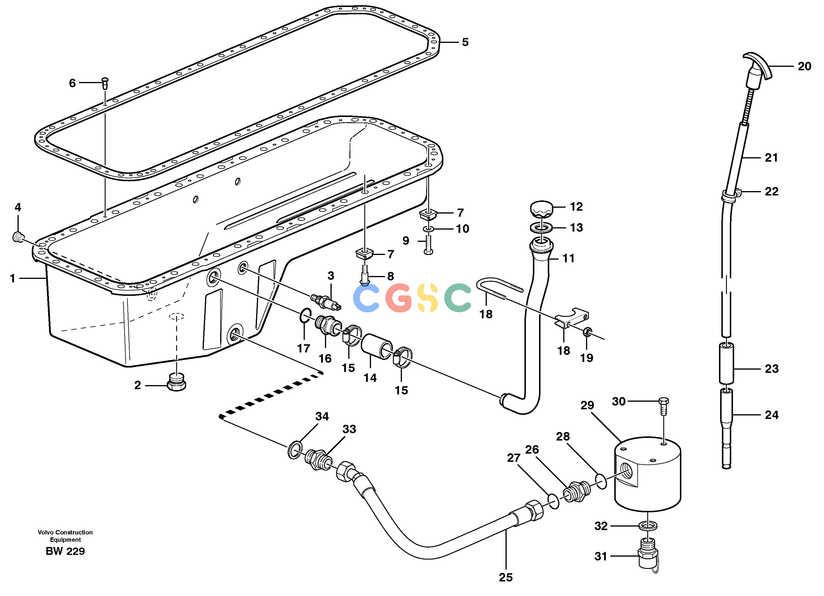沃尔沃零件查询A30D Oil sumpS/N -11999, - 60093 USA S/N-72999 BRAZIL8188145-37417VOE8188145NoneAutodata Volvo online