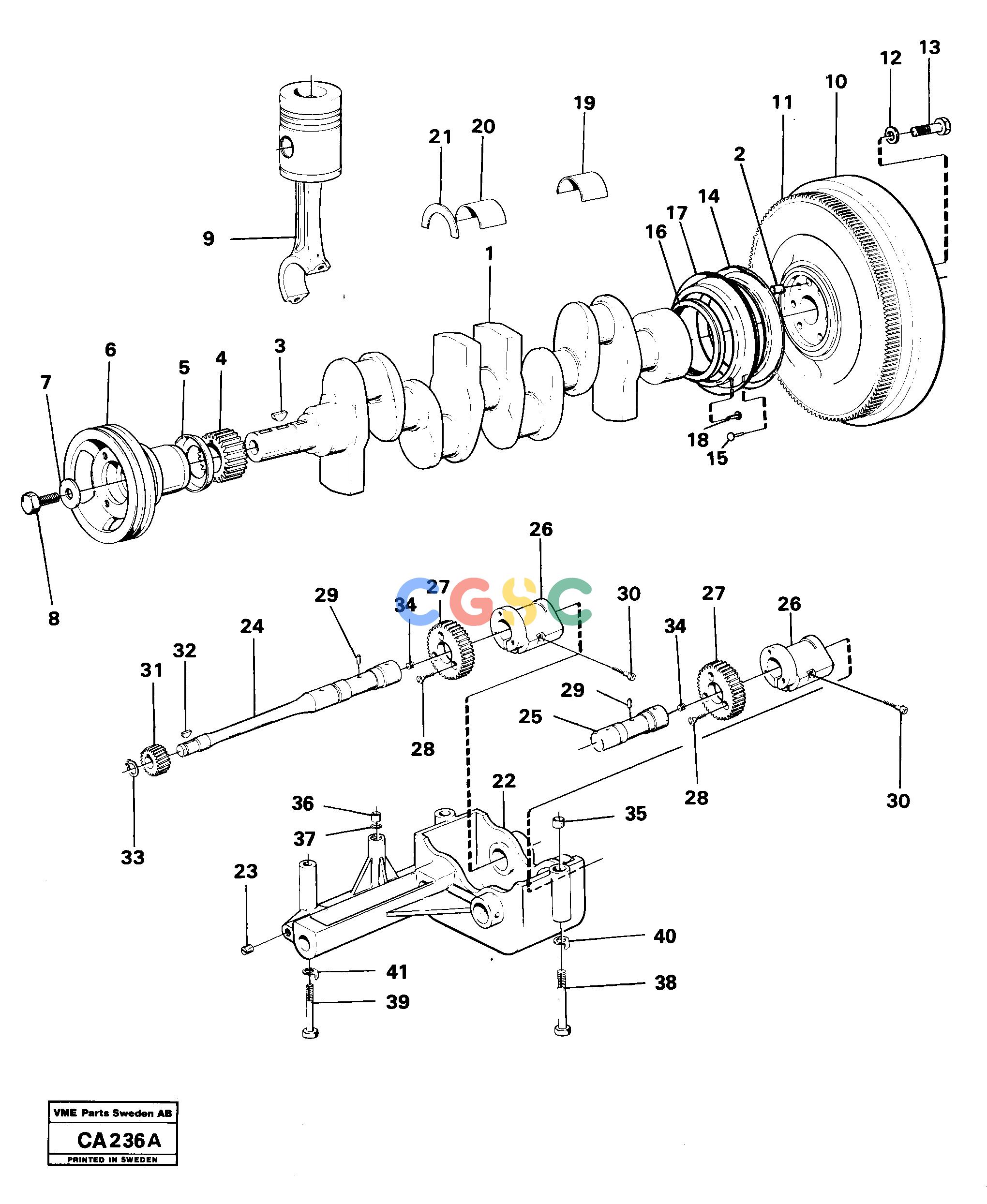 沃尔沃零件查询6300 Crankshaft - balancing6300 NoneNoneNoneAutodata Volvo online
