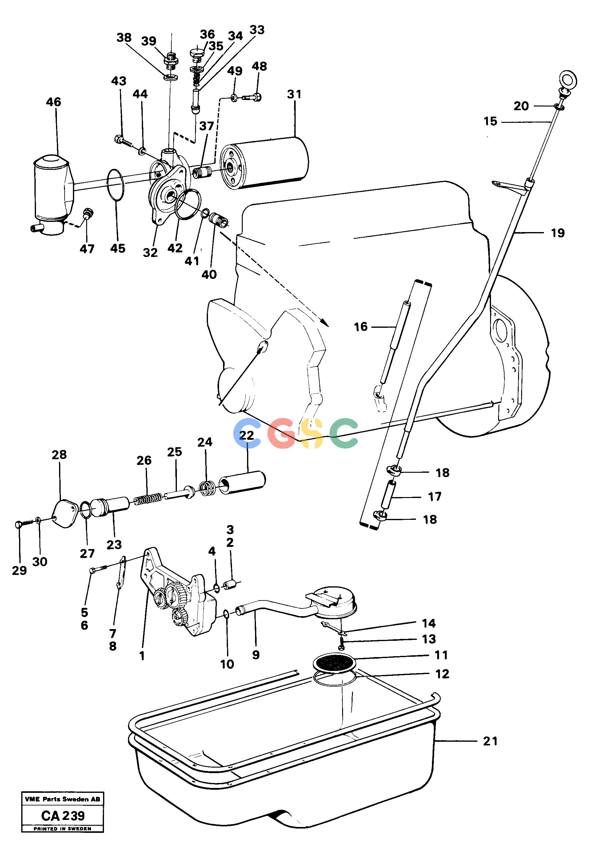 沃尔沃零件查询6300 Lubricating oil system6300 NoneNoneNoneAutodata Volvo online