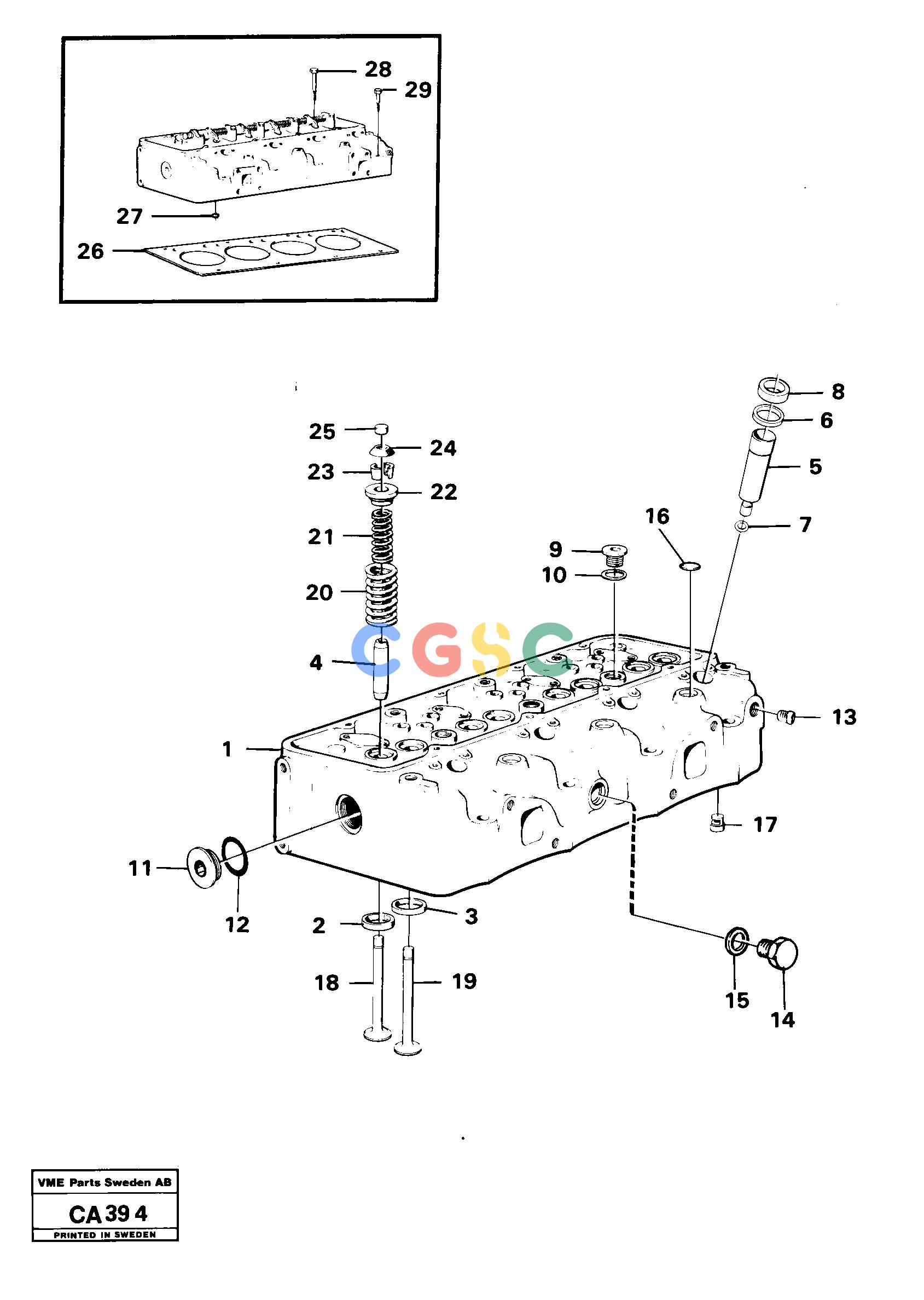 沃尔沃零件查询6300 Cylinder head6300 NoneNoneNoneAutodata Volvo online