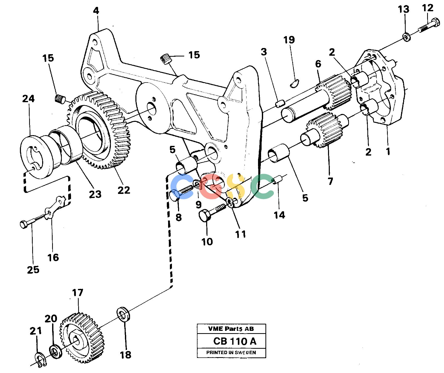 沃尔沃零件查询EL70 VOLVO BM Oil pumpVOLVO BM EL70 NoneNoneNoneAutodata Volvo online