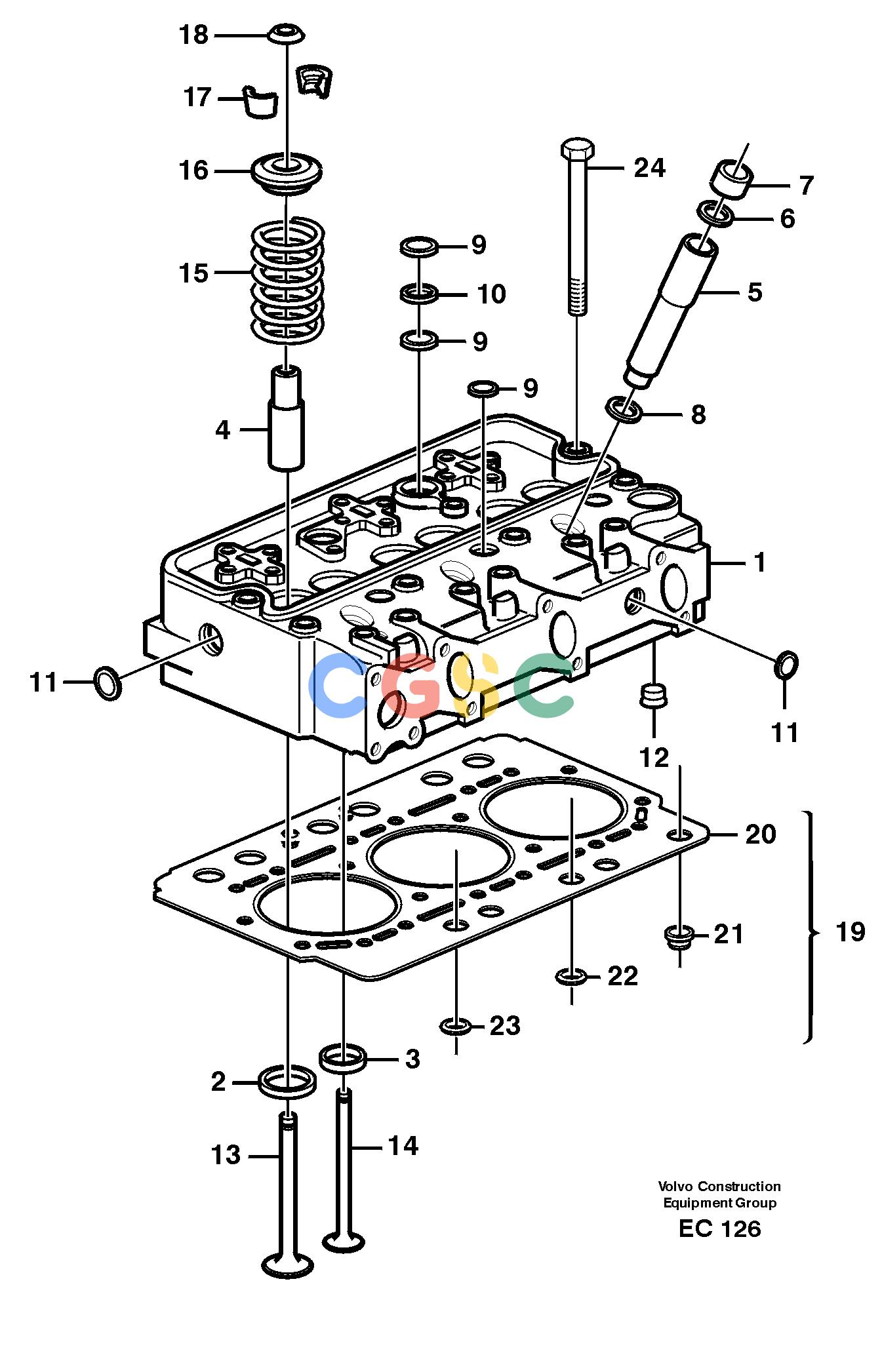 沃尔沃零件查询L70D Cylinder headNone NoneNoneNoneAutodata Volvo online