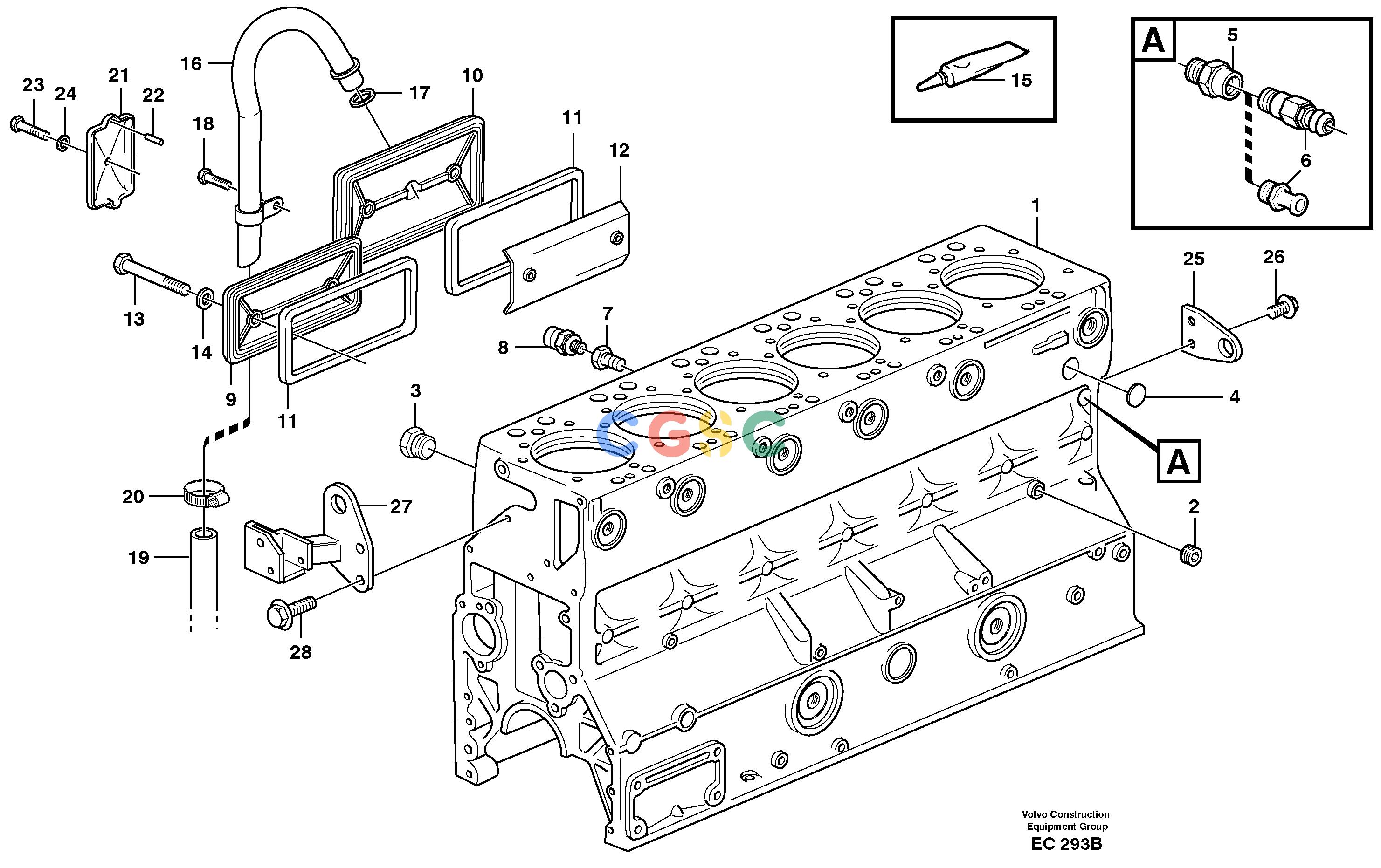 沃尔沃零件查询L70D Cylinder blockNone NoneNoneNoneAutodata Volvo online