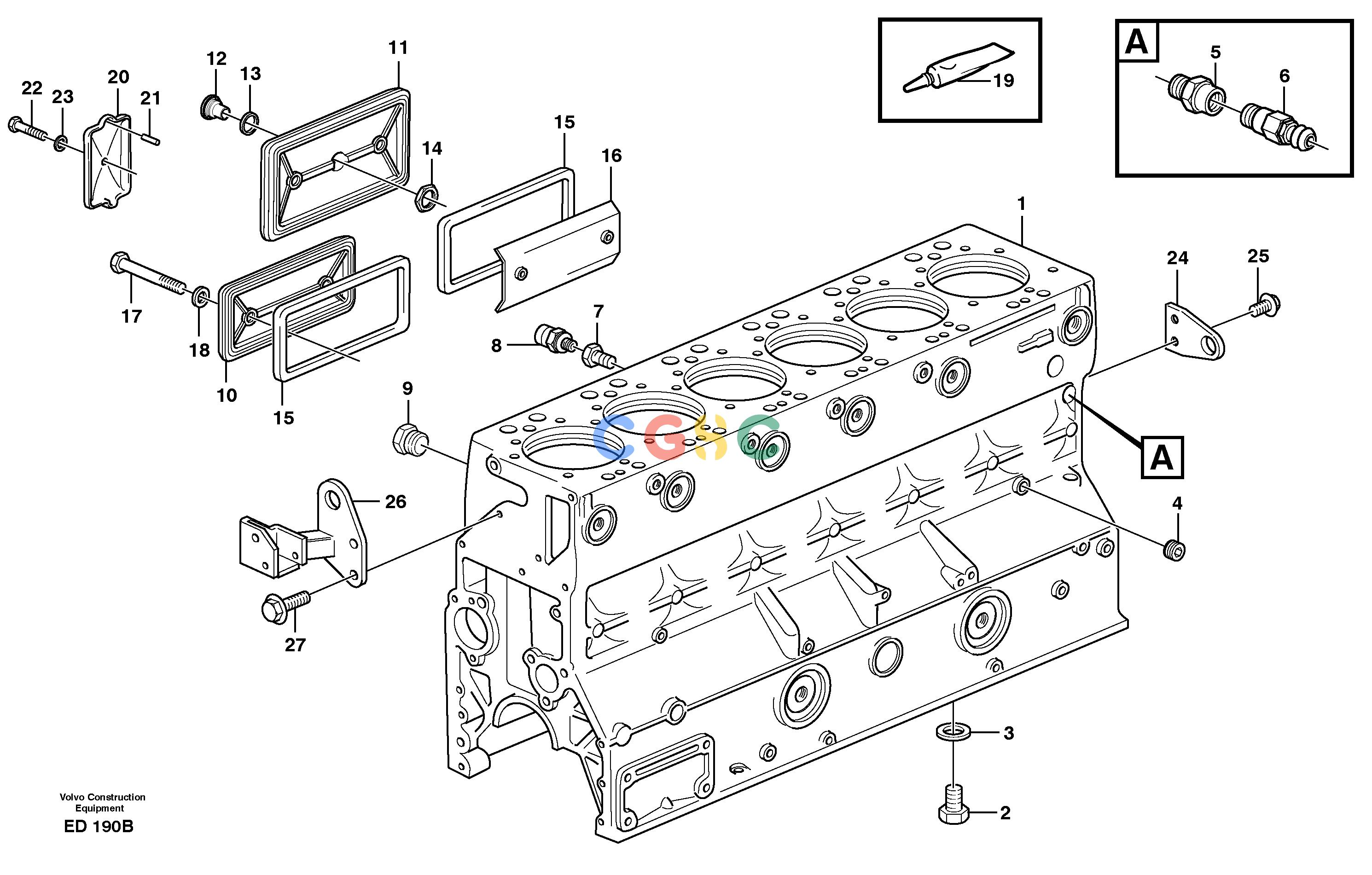 沃尔沃零件查询L90D Cylinder blockNone NoneNoneNoneAutodata Volvo online