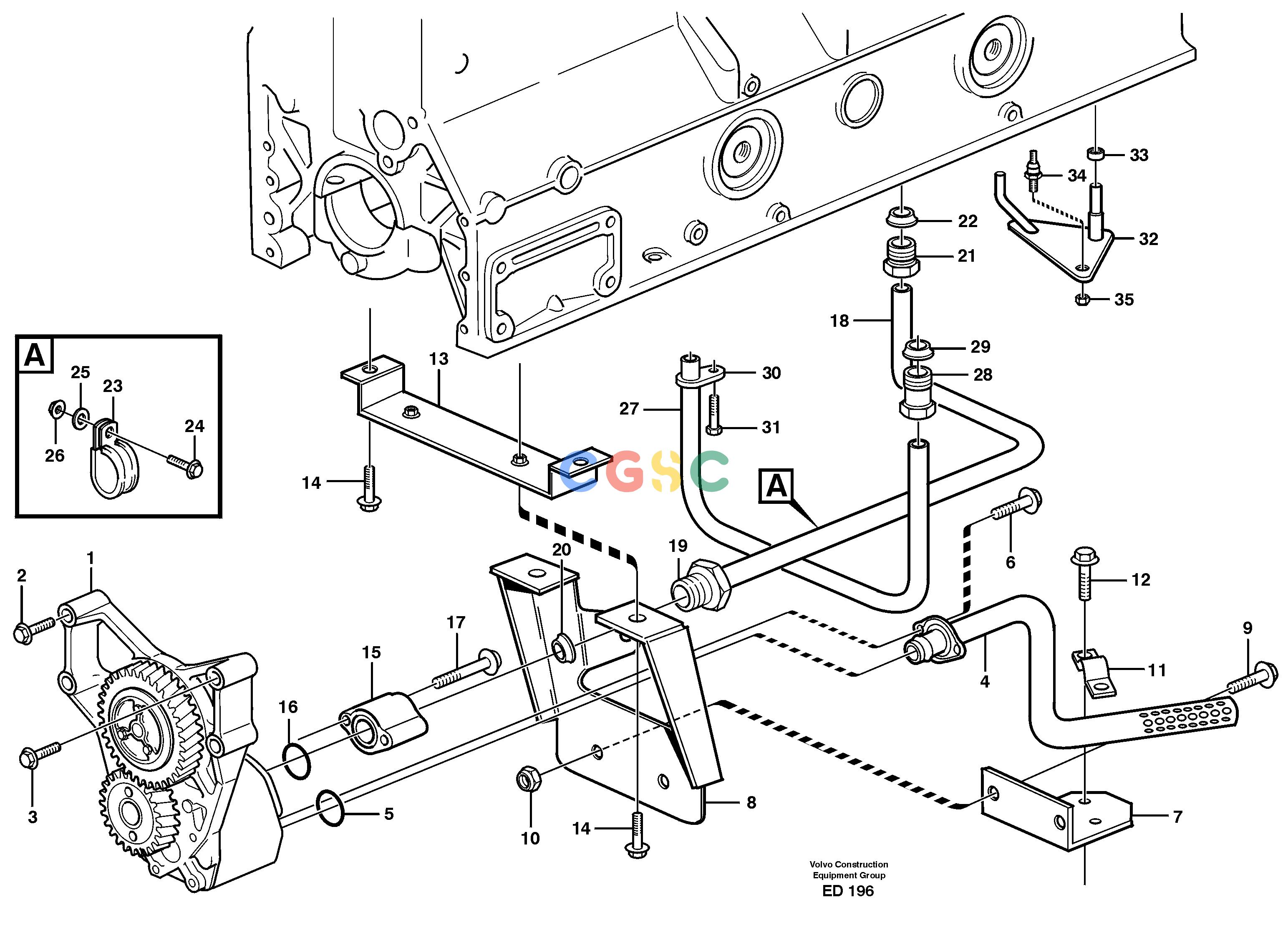 沃尔沃零件查询L90D Lubricating oil systemNone NoneNoneNoneAutodata Volvo online