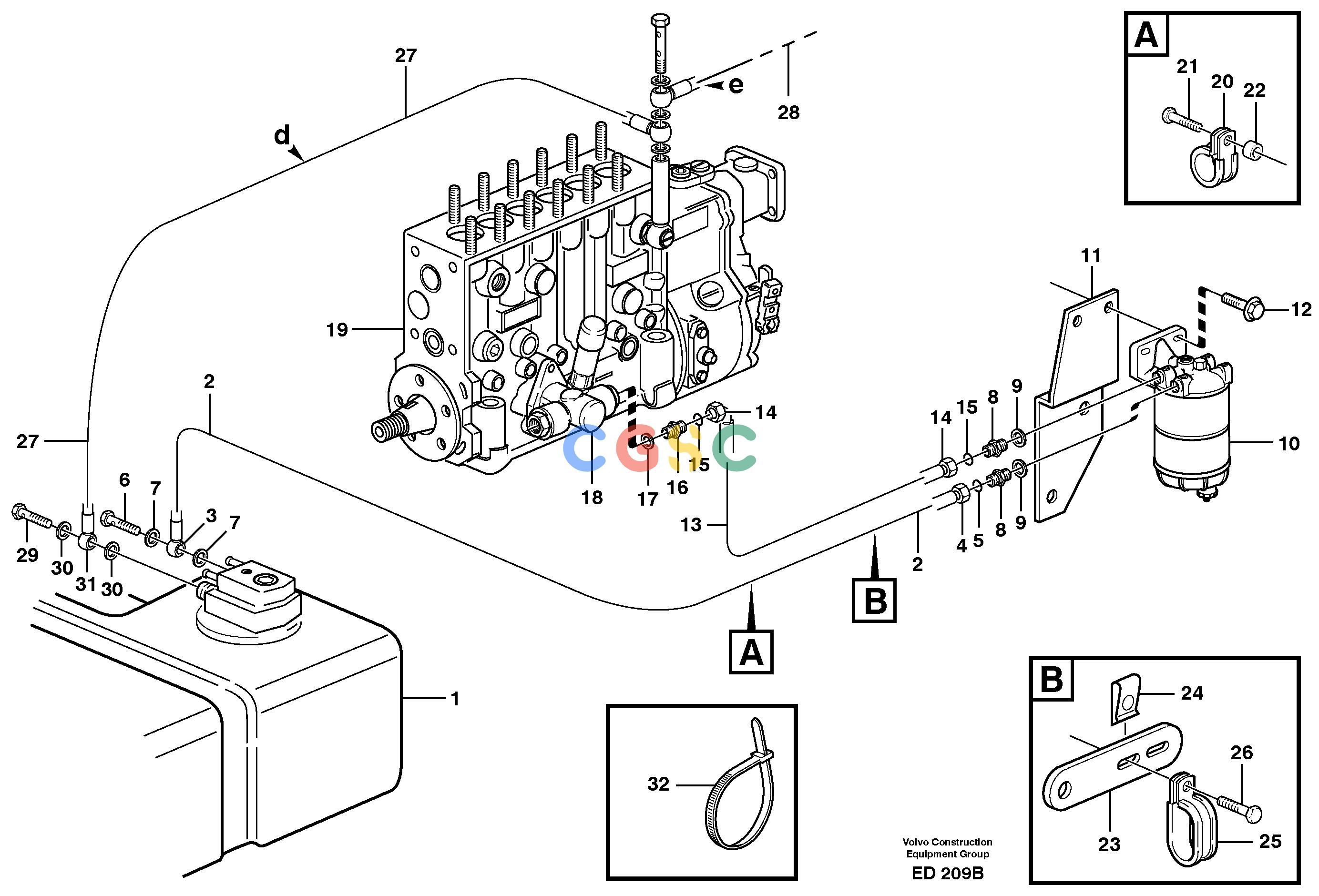 沃尔沃零件查询L90D Fuel pipes, fuel tank - injection pumpNone NoneNoneNoneAutodata Volvo online
