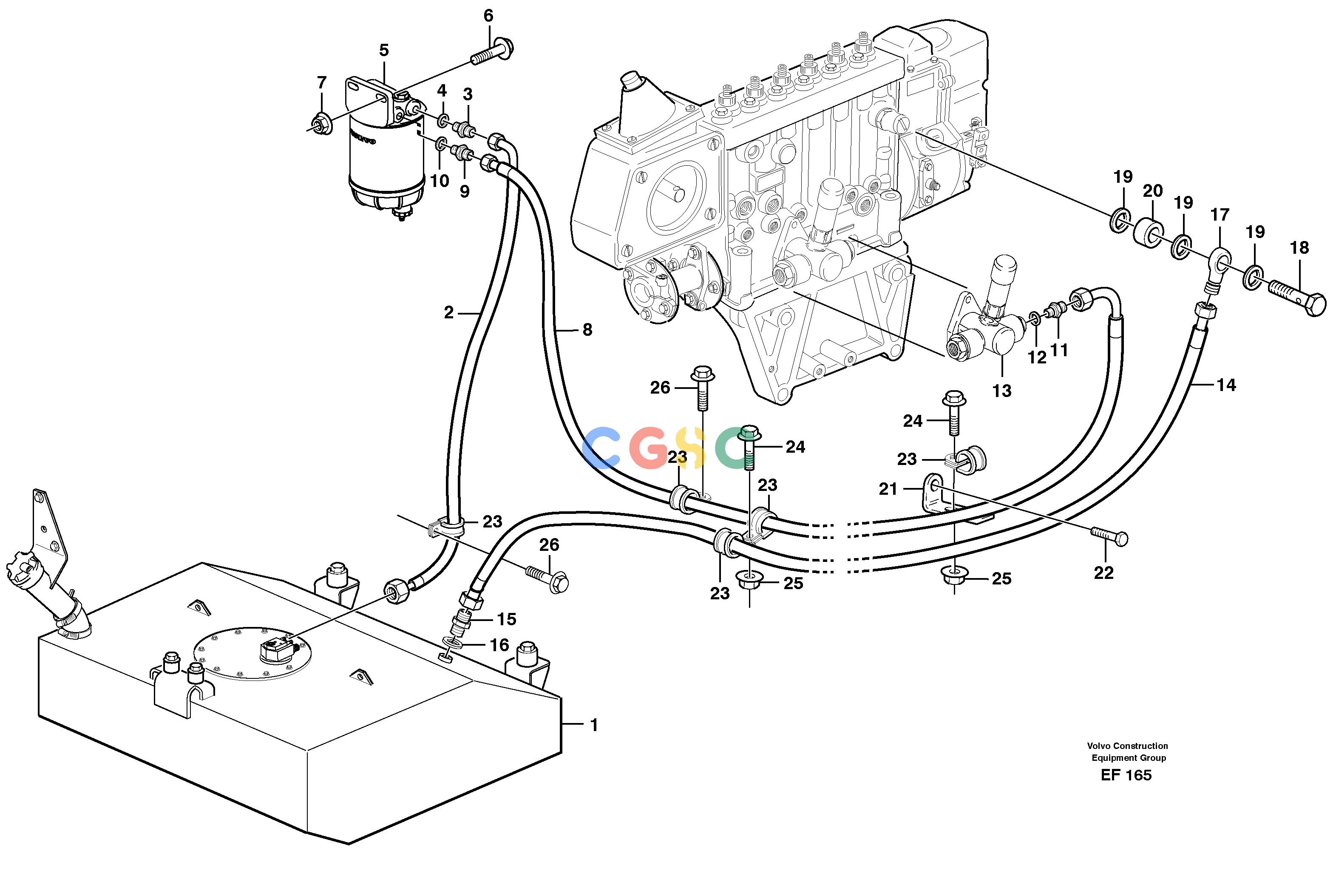沃尔沃零件查询L150D Fuel pipes, fuel tank - injection pumpNone NoneNoneNoneAutodata Volvo online