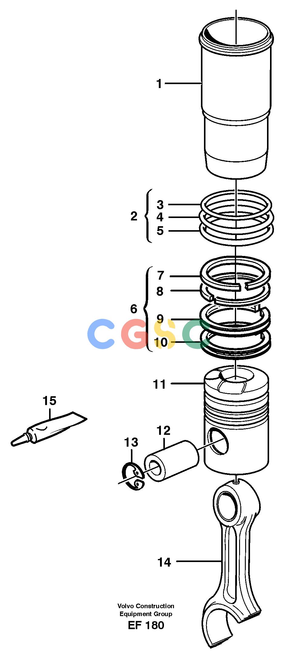 沃尔沃零件查询L150D Cylinder liner and pistonNone NoneNoneNoneAutodata Volvo online