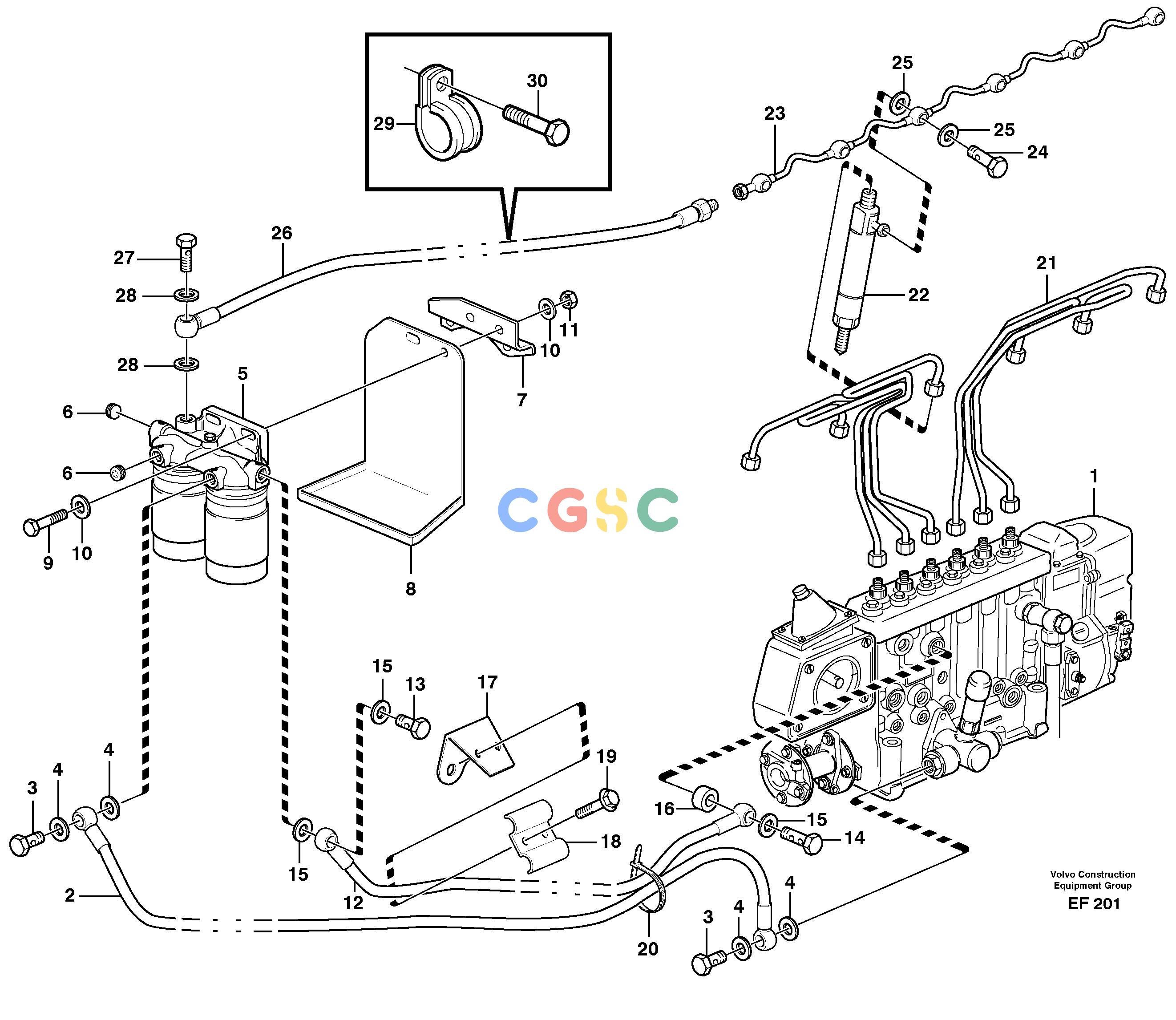 沃尔沃零件查询L150D Fuel pipes, injection pump - fuel filterNone NoneNoneNoneAutodata Volvo online