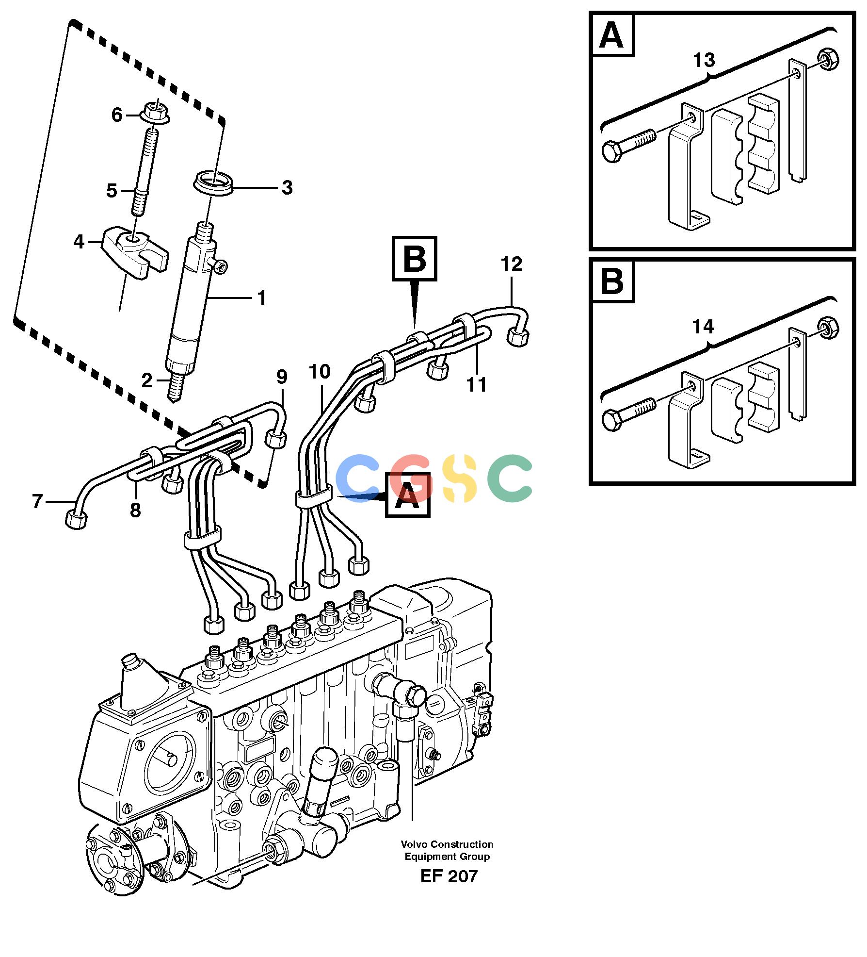 沃尔沃零件查询L150D Fuel lines, injectorsNone NoneNoneNoneAutodata Volvo online