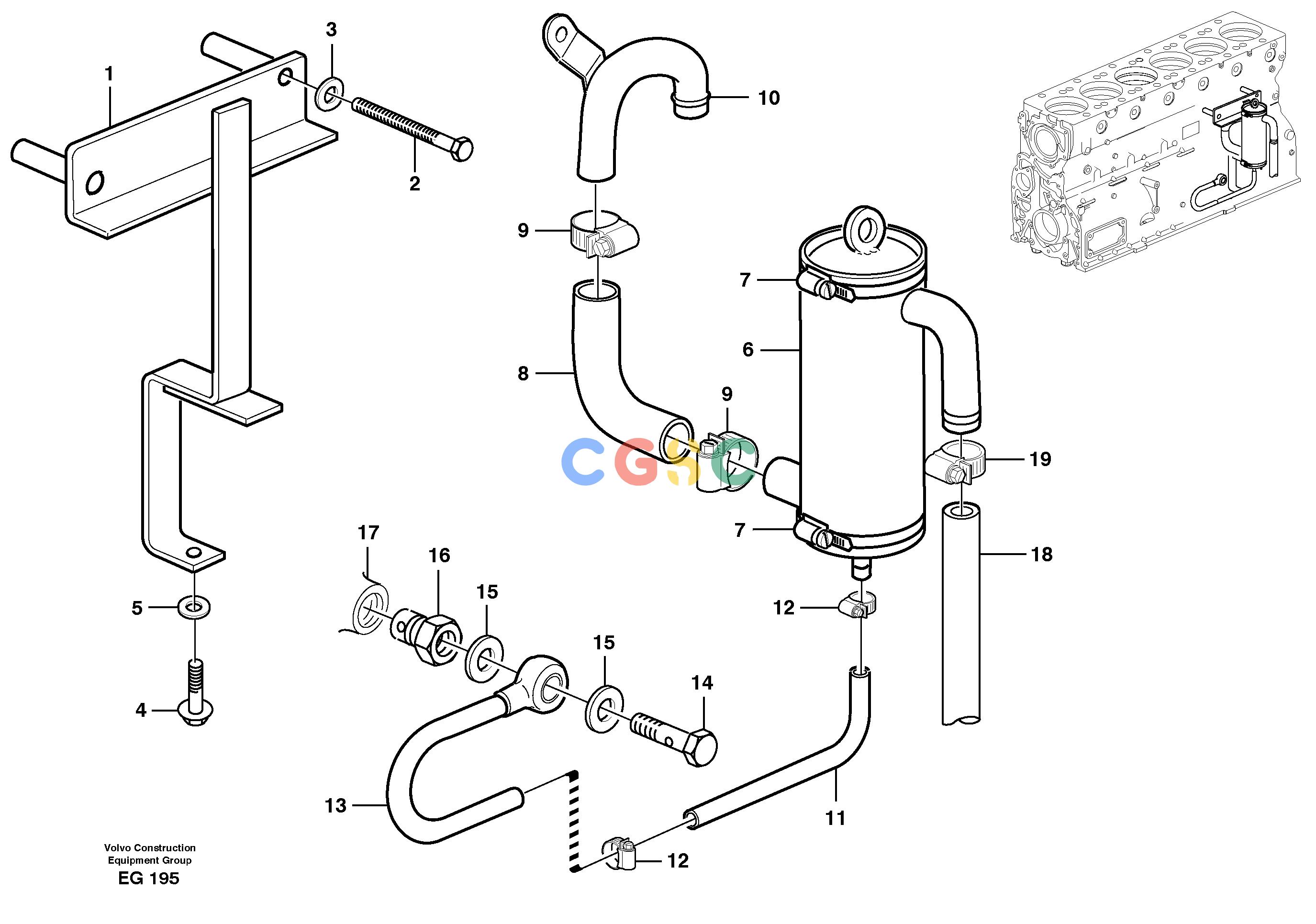 沃尔沃零件查询L180D Crankcase ventilationNone NoneNoneNoneAutodata Volvo online
