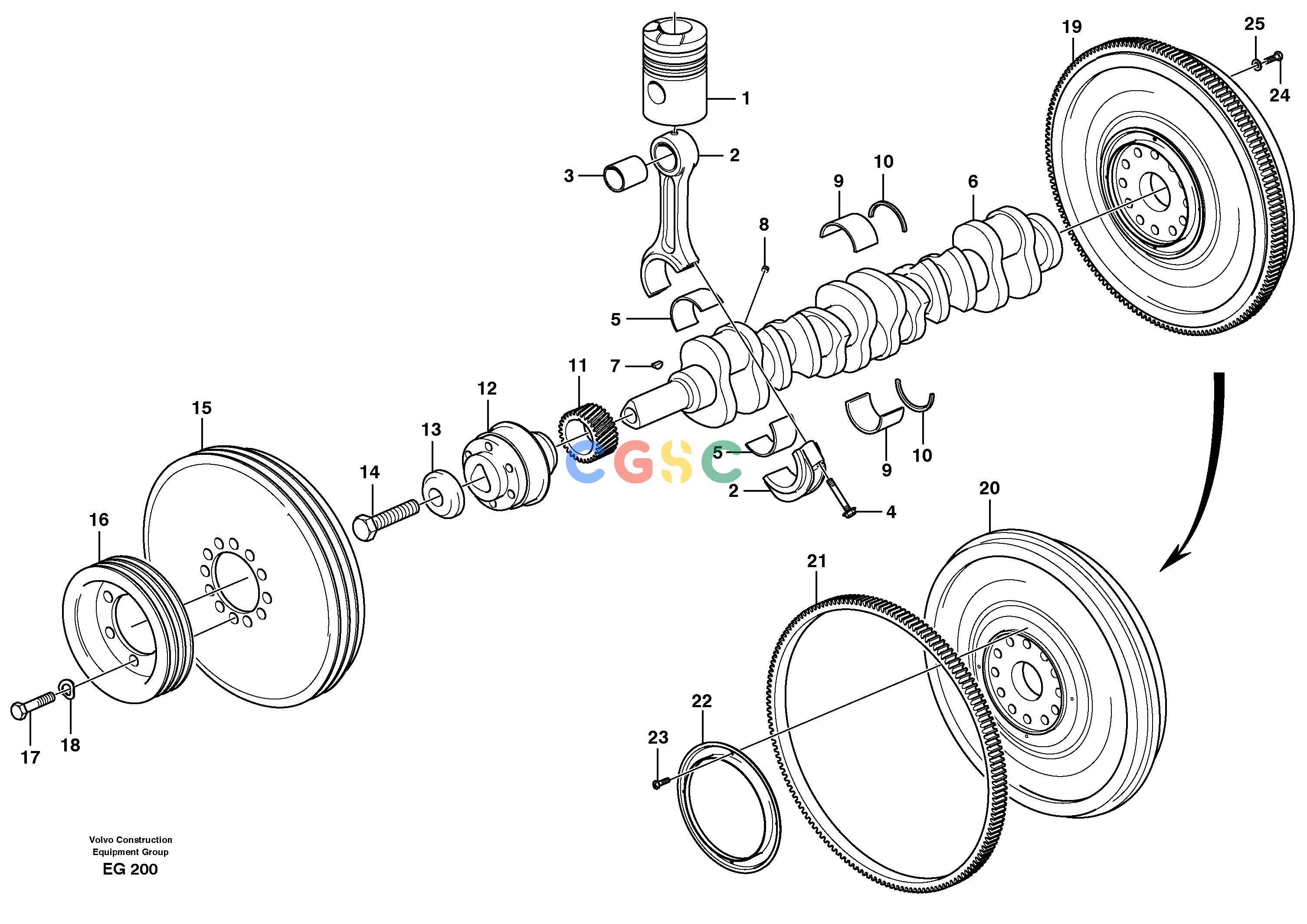 沃尔沃零件查询L180D Crankshaft and related partsNone.-.NoneNoneNoneAutodata Volvo online