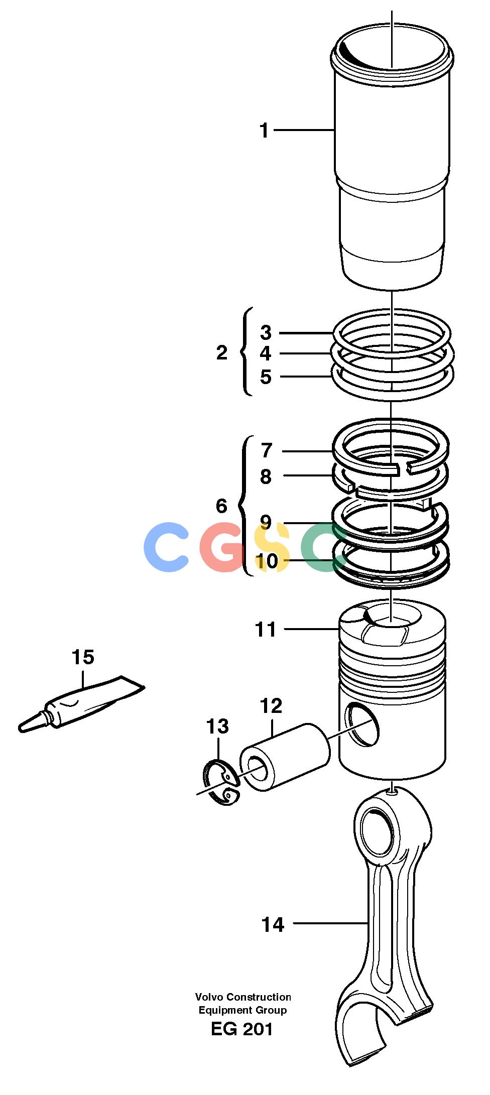 沃尔沃零件查询L180D Cylinder liner and pistonNone NoneNoneNoneAutodata Volvo online