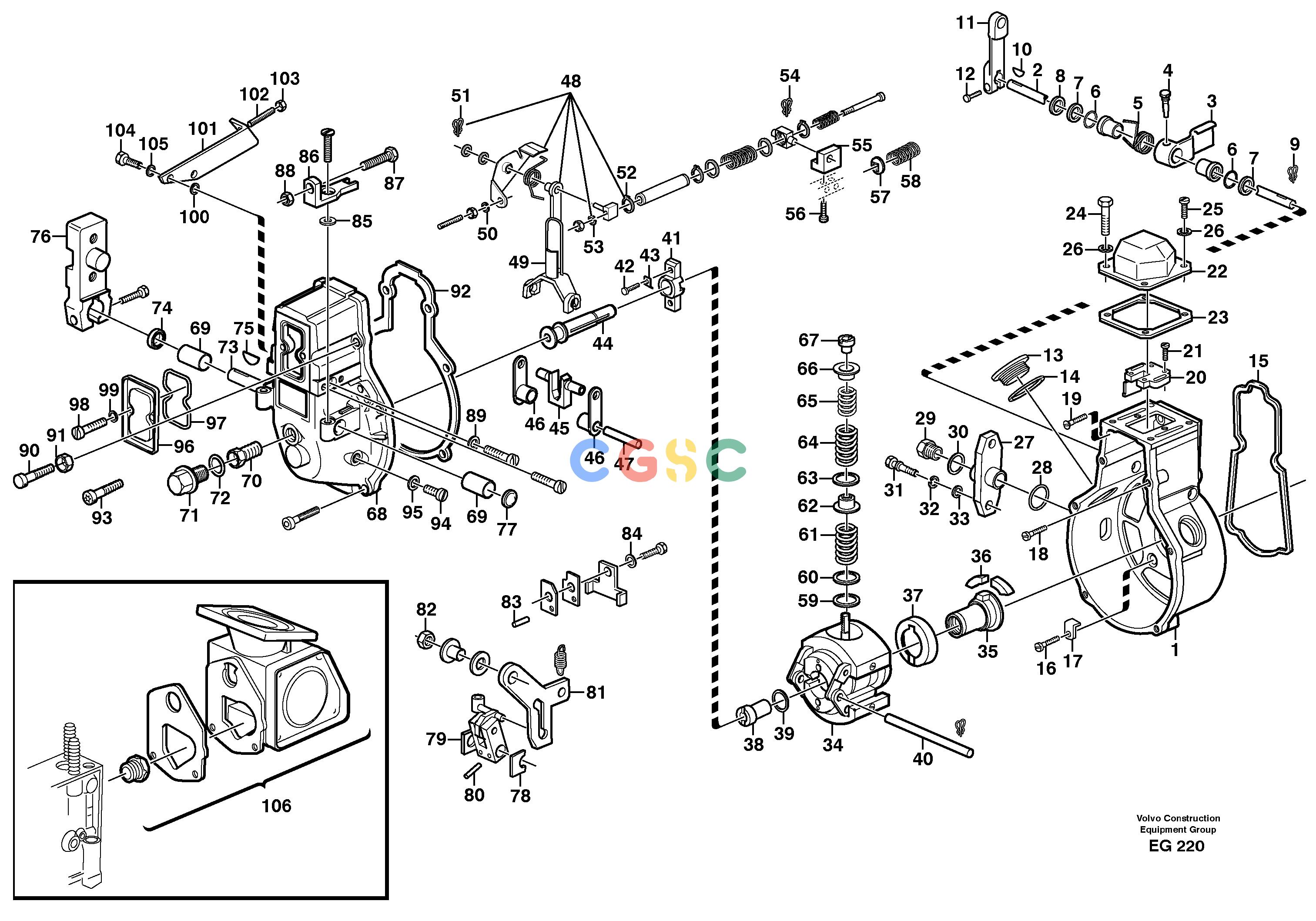 沃尔沃零件查询L180D Centrifugal governorNone NoneNoneNoneAutodata Volvo online