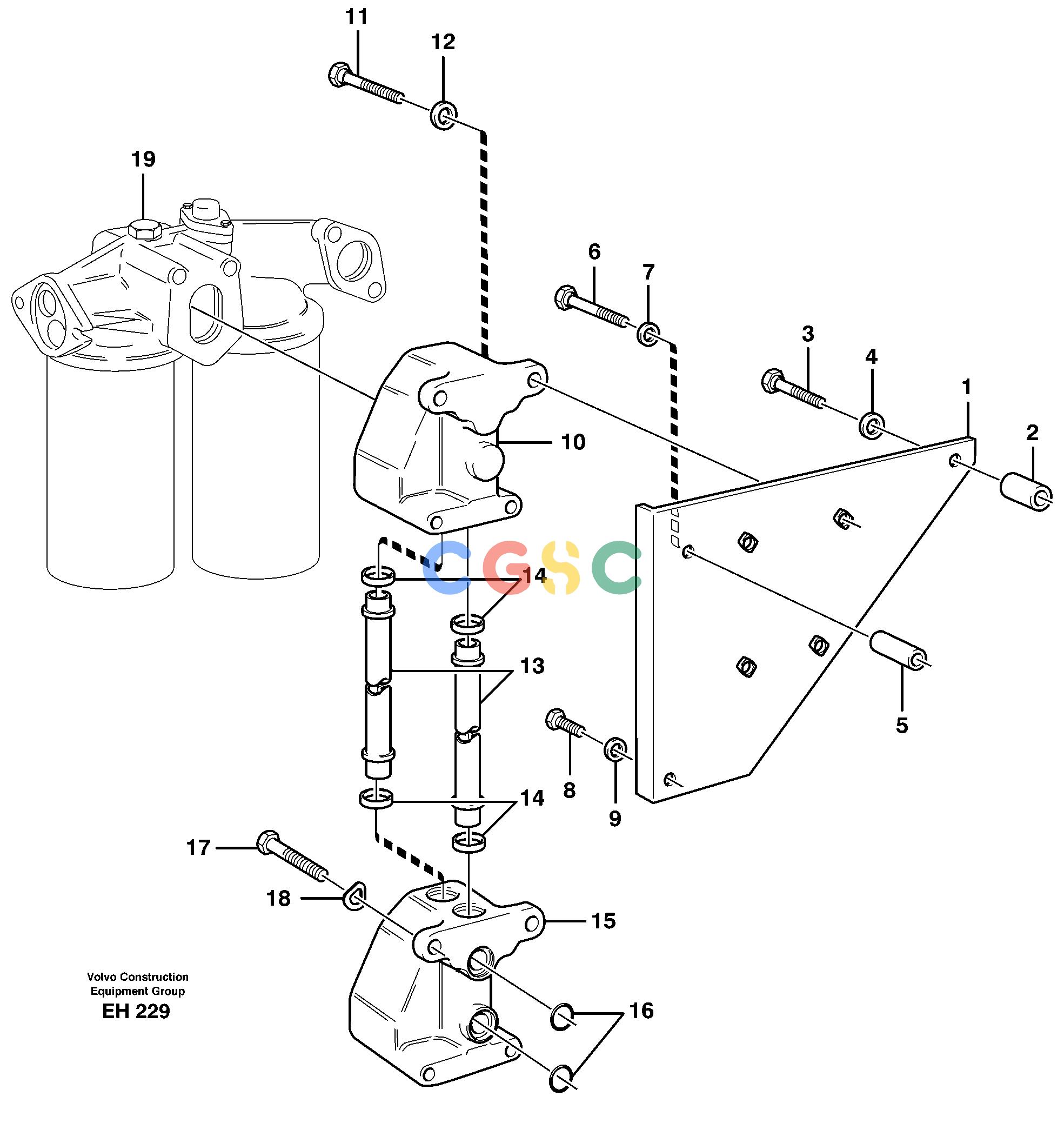 沃尔沃零件查询L180D Distribution housingHIGH-LIFT NoneNoneNoneAutodata Volvo online