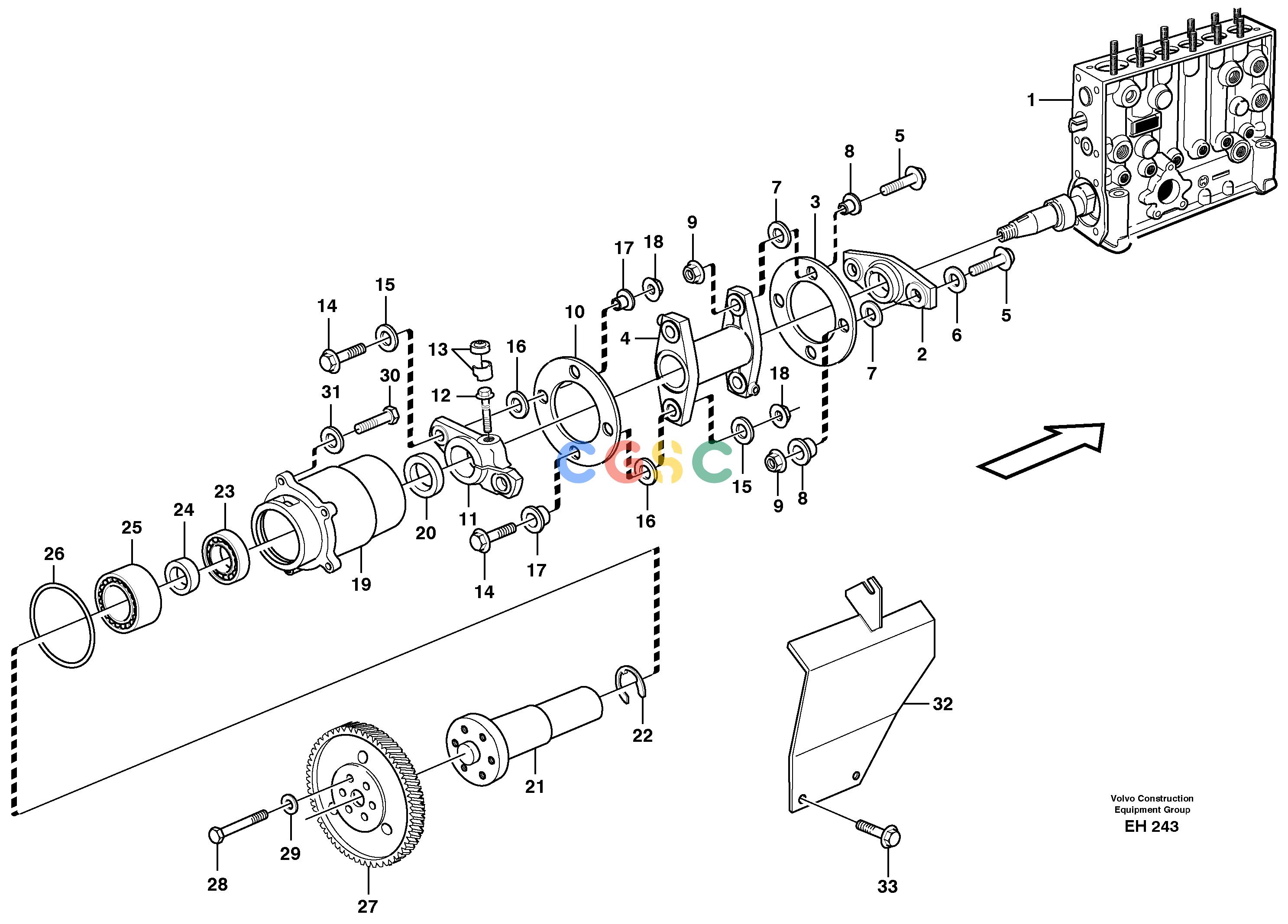 沃尔沃零件查询L180D Pump driveHIGH-LIFT NoneNoneNoneAutodata Volvo online