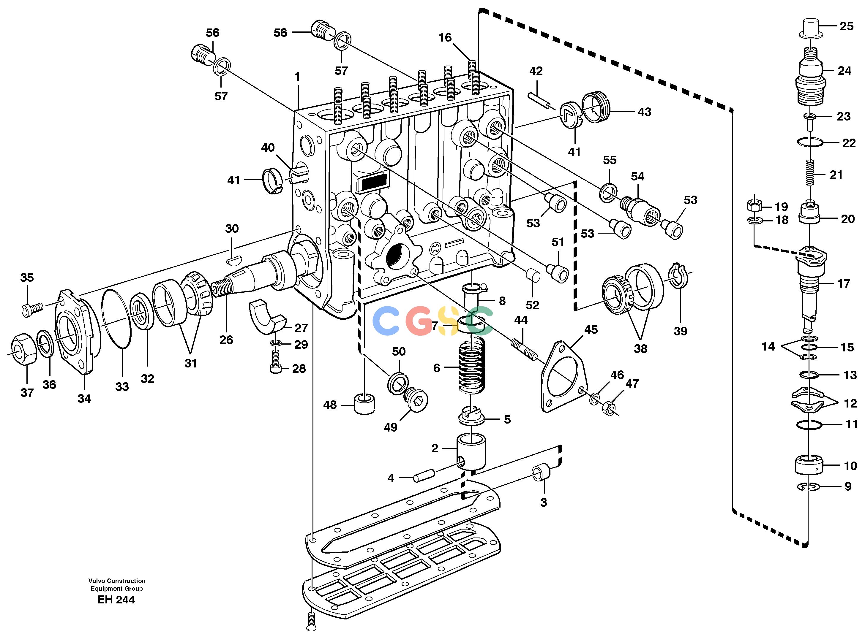 沃尔沃零件查询L180D Injection pumpHIGH-LIFT NoneNoneNoneAutodata Volvo online