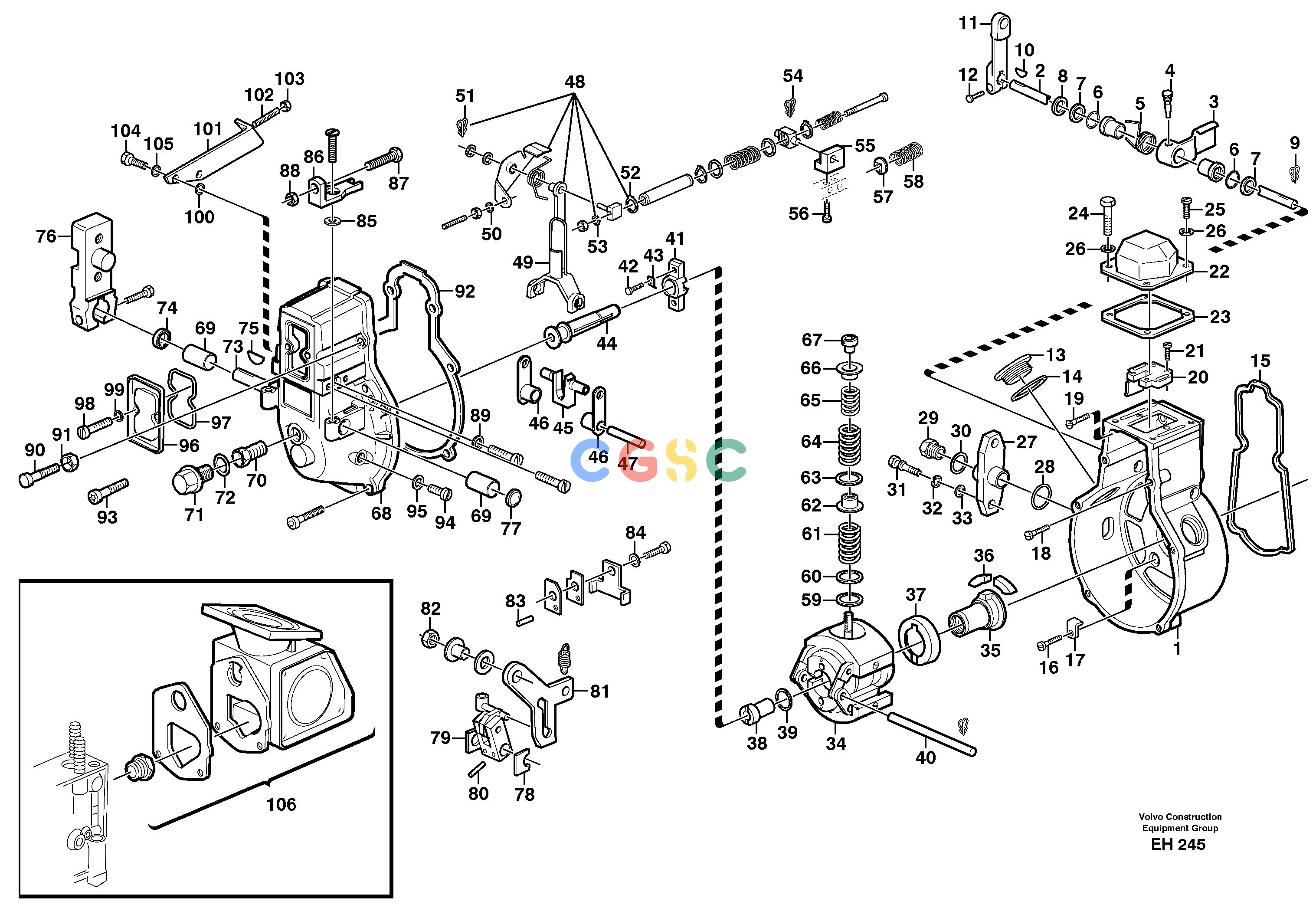 沃尔沃零件查询L180D Centrifugal governorHIGH-LIFT.-.NoneNoneNoneAutodata Volvo online