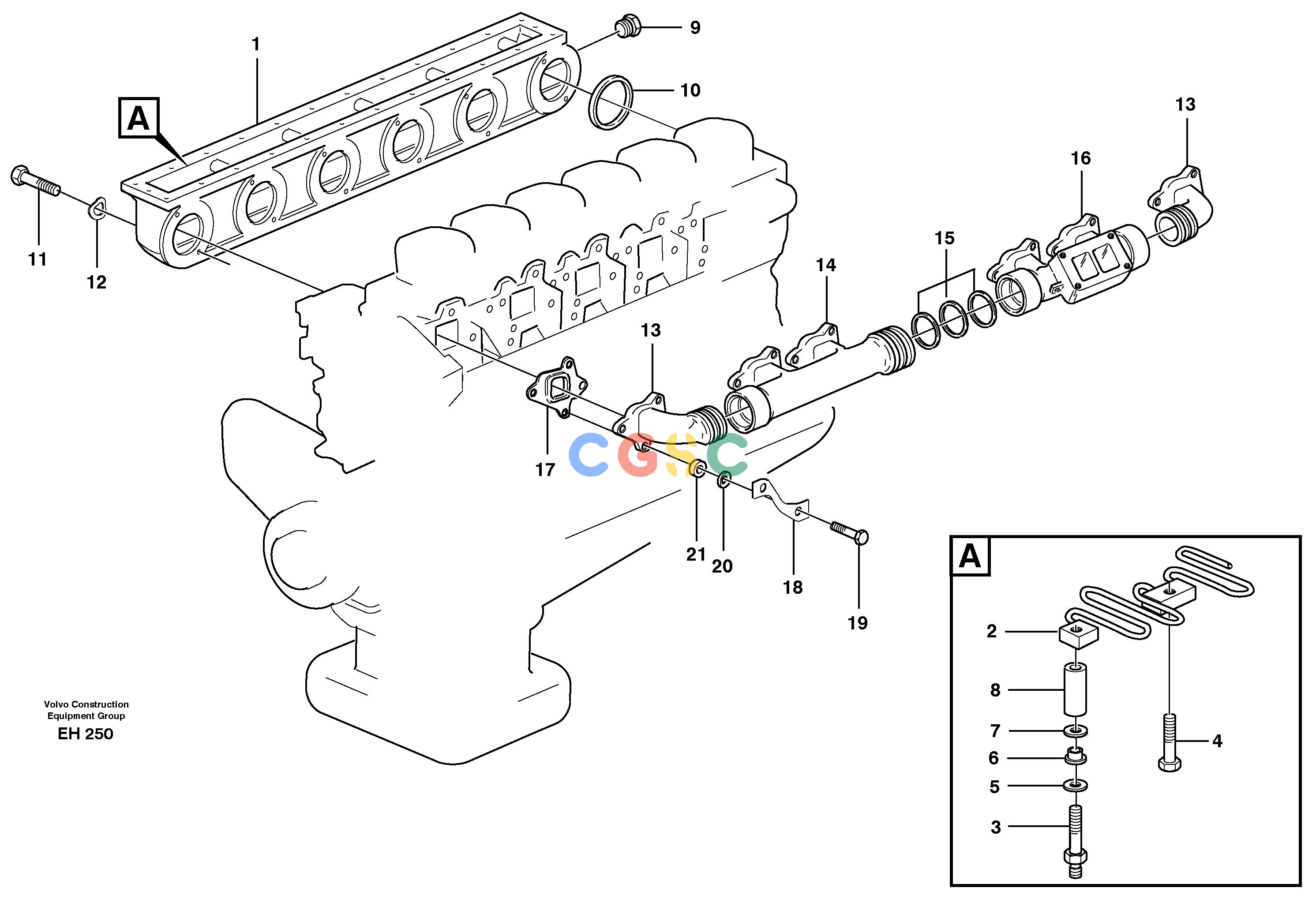 沃尔沃零件查询L180D Inlet manifold and exhaust manifoldHIGH-LIFT NoneNoneNoneAutodata Volvo online