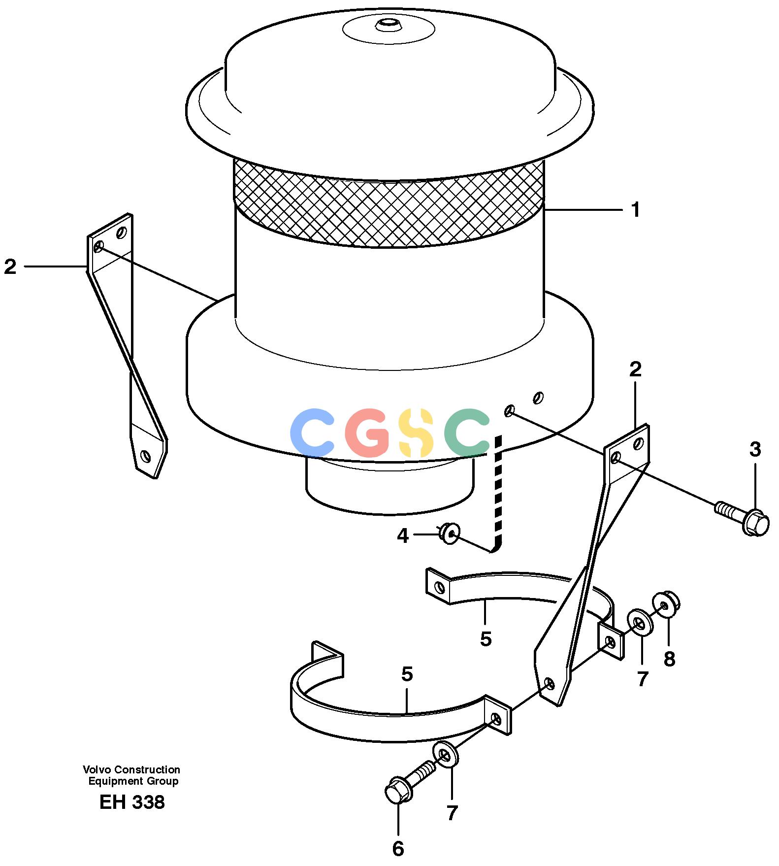 沃尔沃零件查询L180D Air filter.HIGH-LIFT NoneNone93499Autodata Volvo online