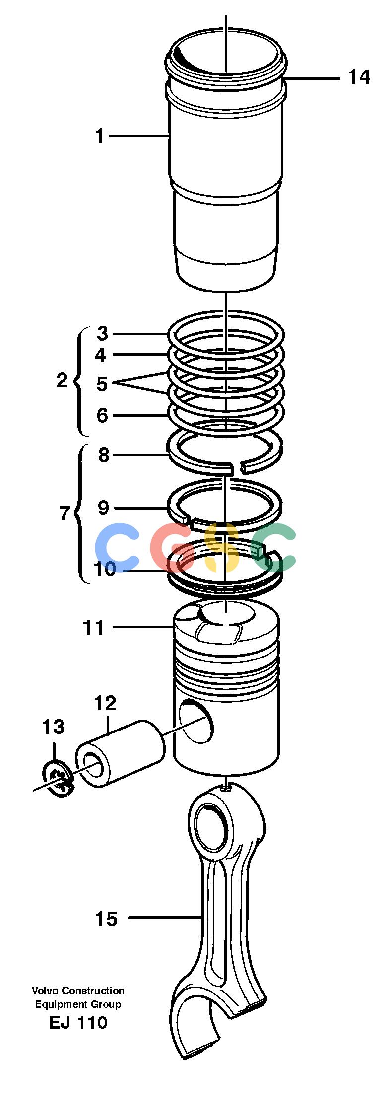 沃尔沃零件查询L330D Cylinder liner and pistonNone NoneNoneNoneAutodata Volvo online
