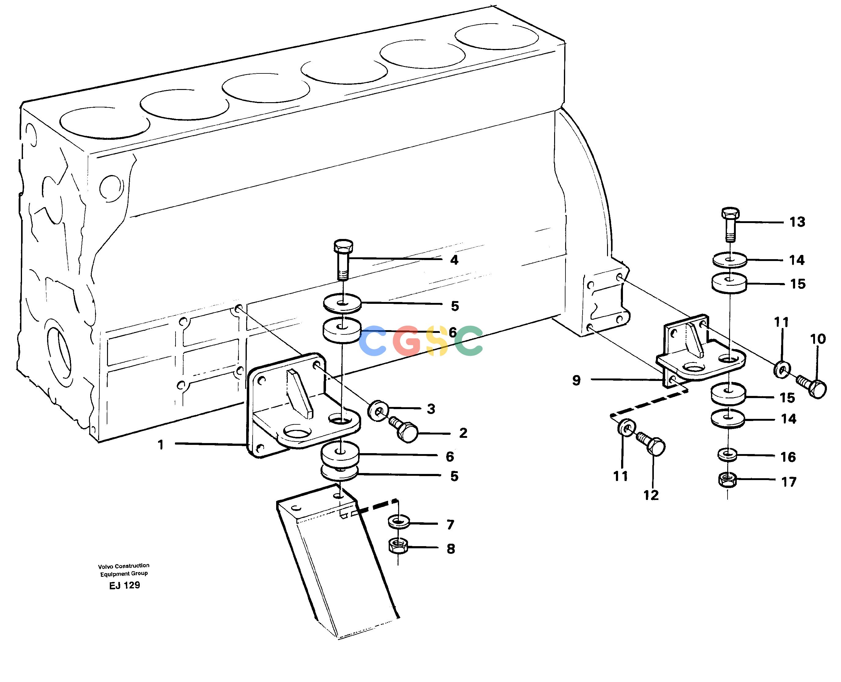 沃尔沃零件查询L330D Engine mountingNone NoneNoneNoneAutodata Volvo online