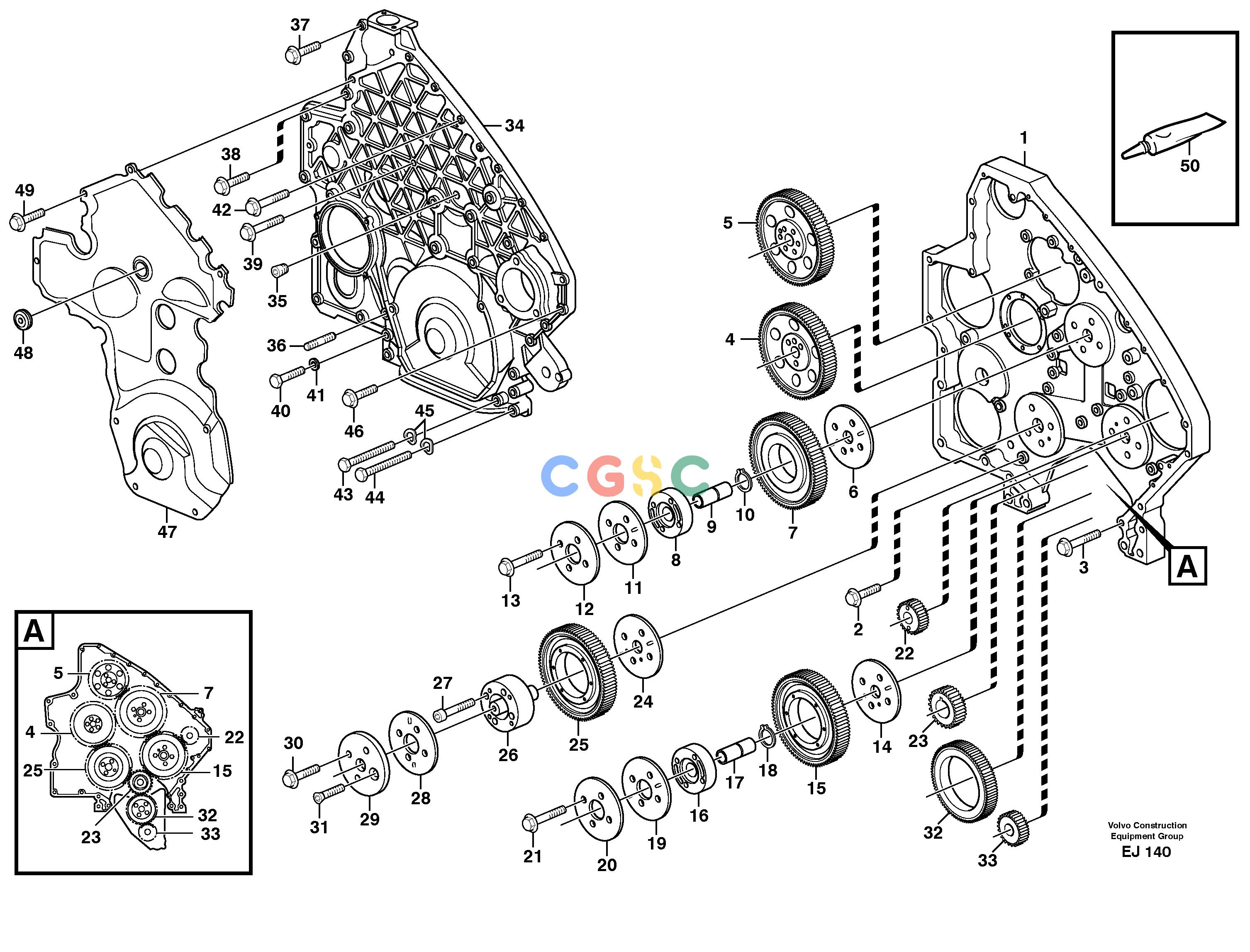 沃尔沃零件查询L330D Timing gear casing and gearsNone NoneNoneNoneAutodata Volvo online